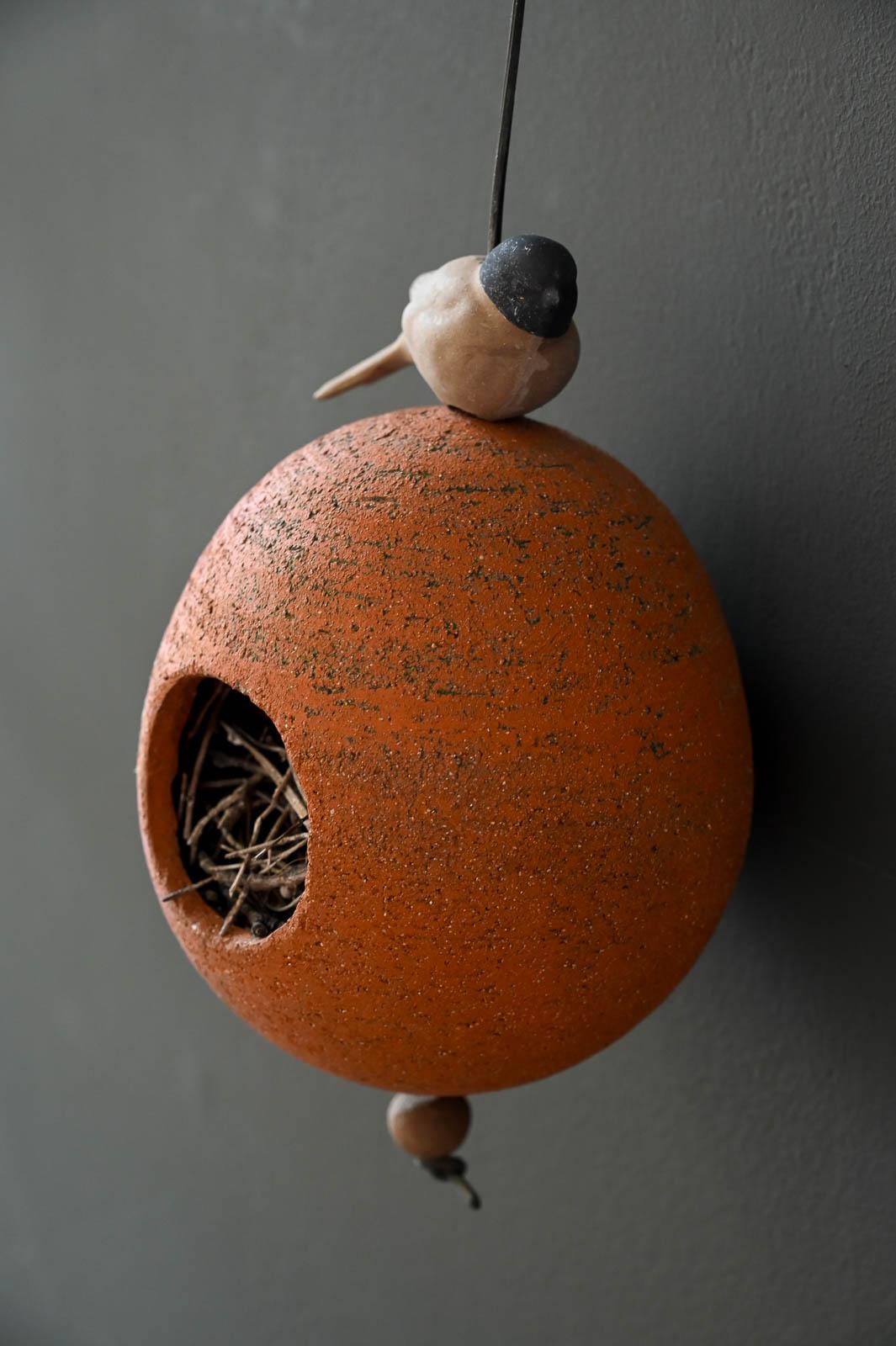 Late 20th Century Ceramic Birdhouse by Stan Bitters for Hans Sumpf California, ca 1970