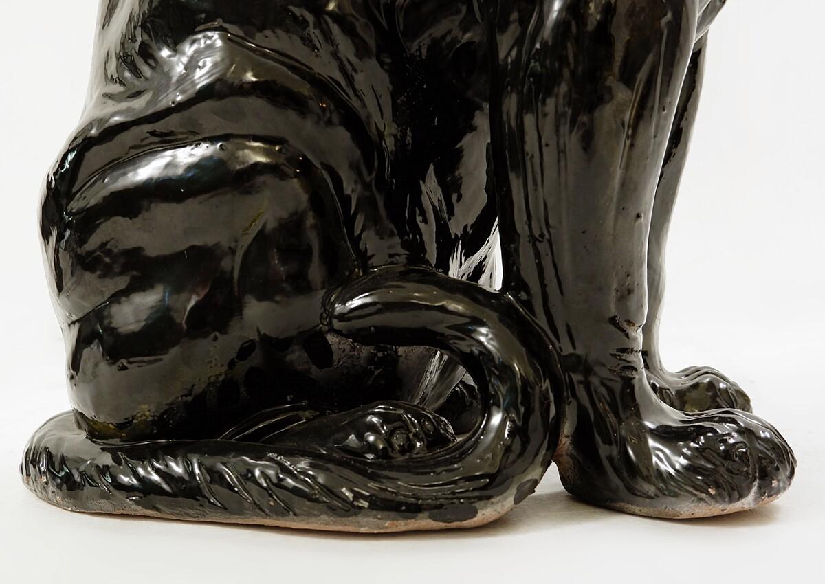 Ceramic Black Panther, Italy, 1960s 2