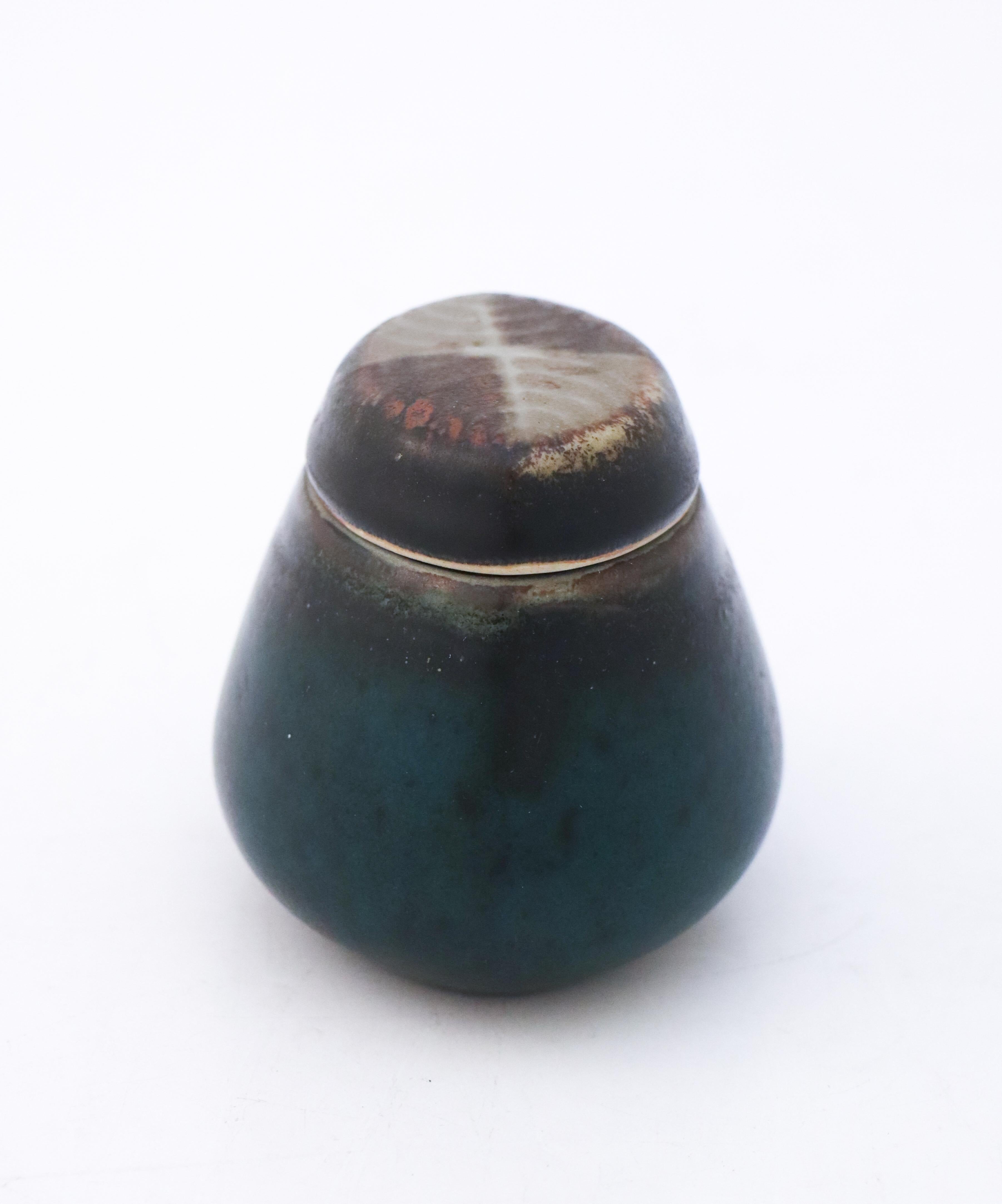 Glazed Ceramic Blue Bowl Carl-Harry Stålhane, Rörstrand, Vintage Midcentury For Sale