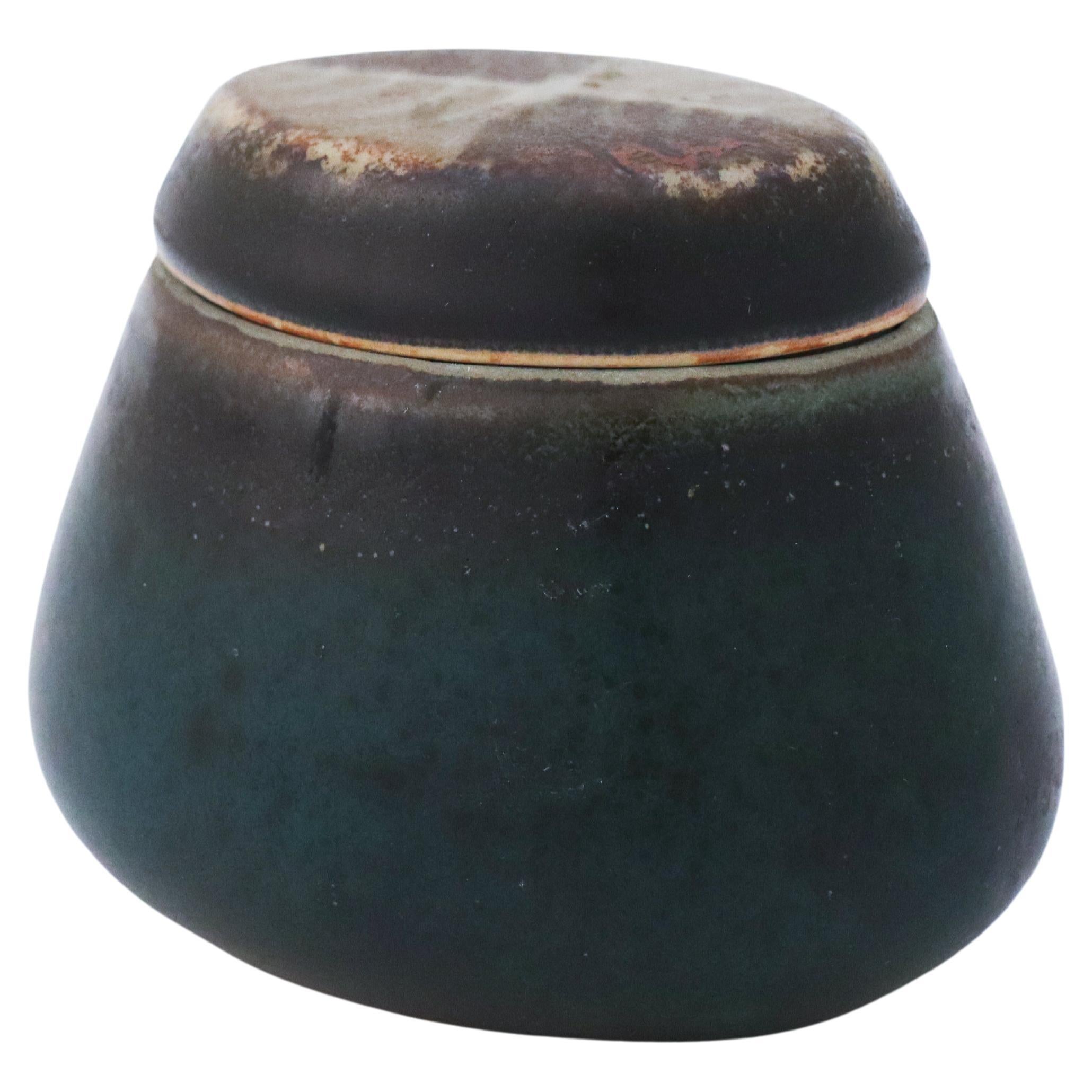 Ceramic Blue Bowl Carl-Harry Stålhane, Rörstrand, Vintage Midcentury
