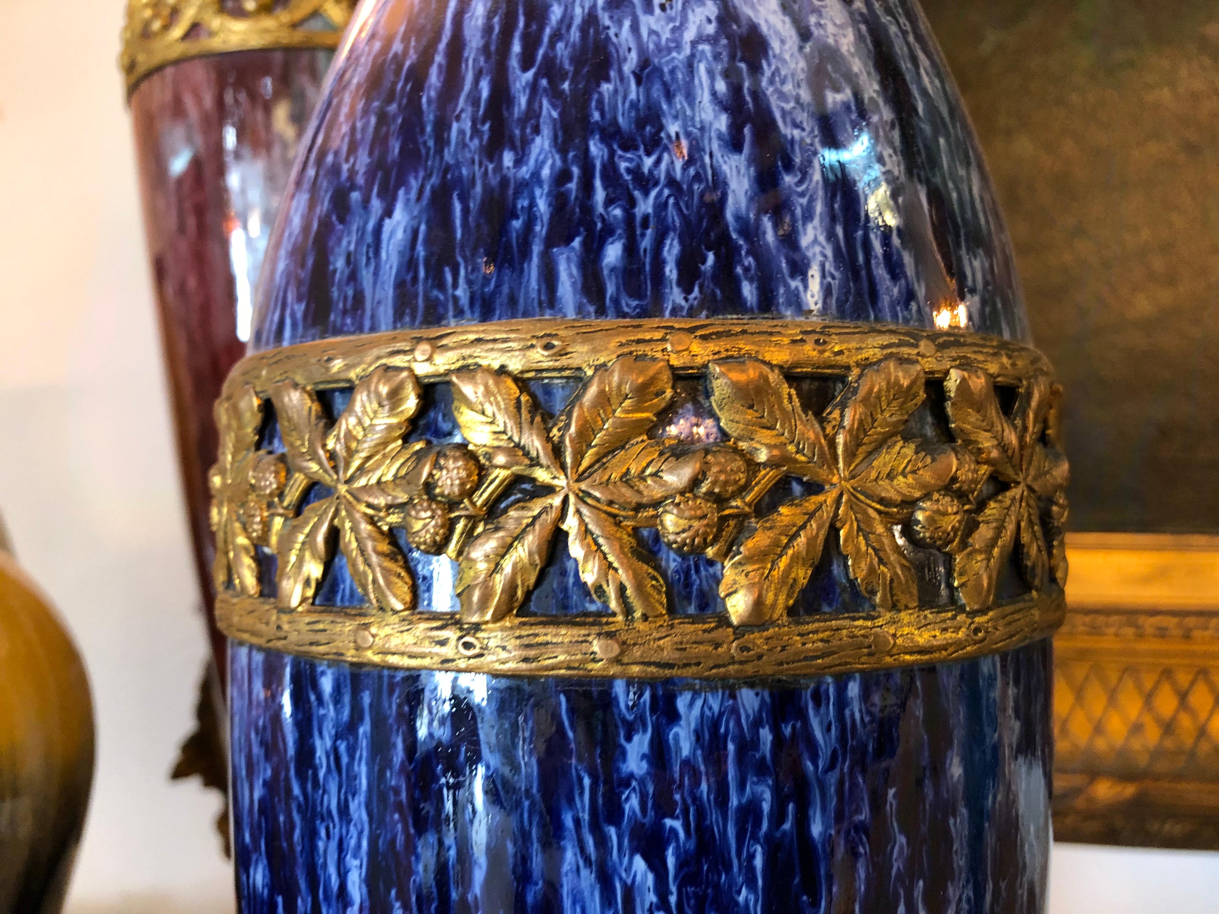 Keramik, Boch Belgien, Französische Bronze im Angebot 3