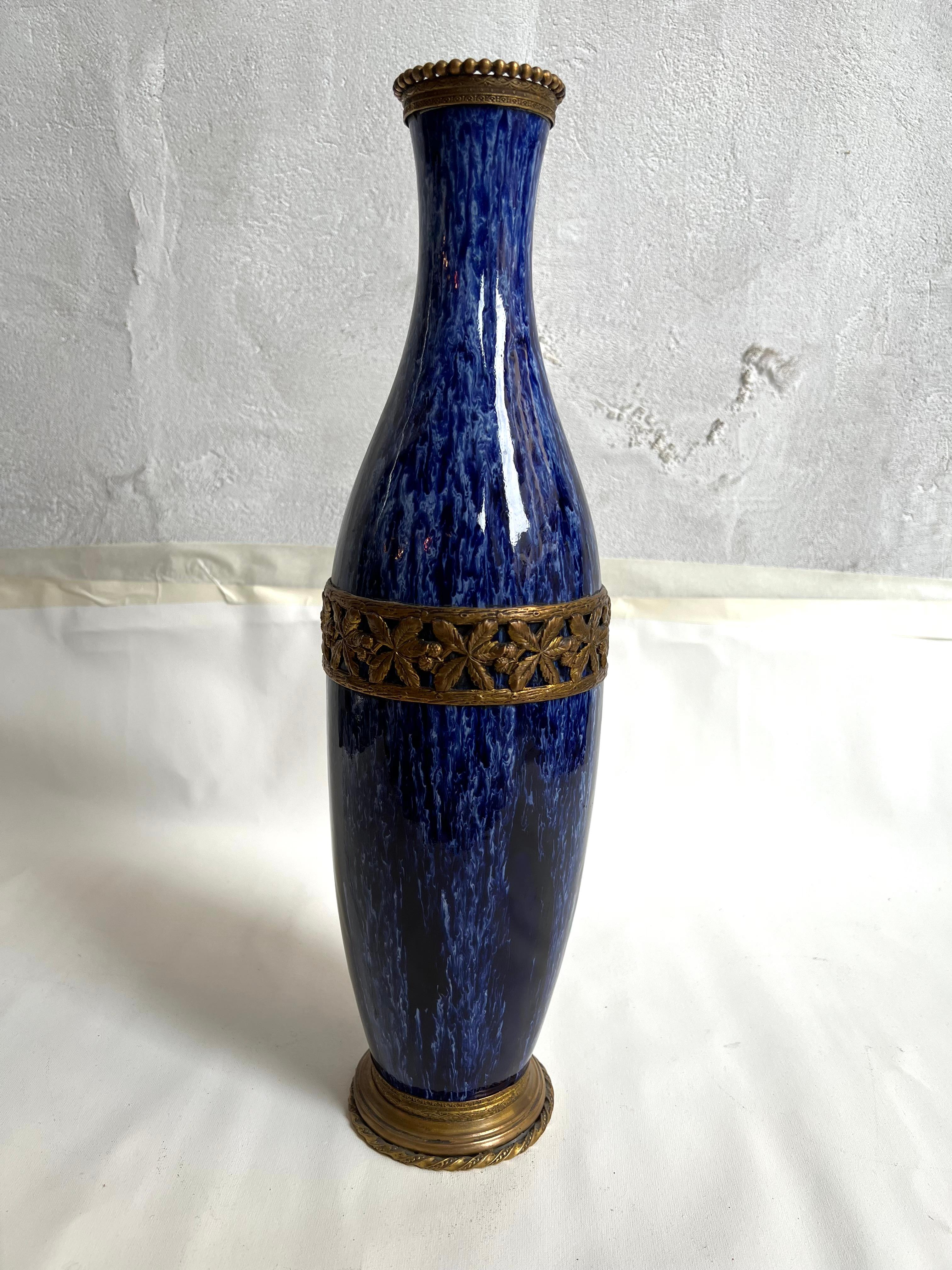 Ceramic, Boch Belgium, French Bronze For Sale 10