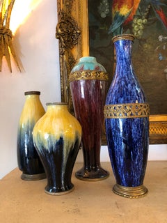 Ceramic, Boch Belgium, French Bronze