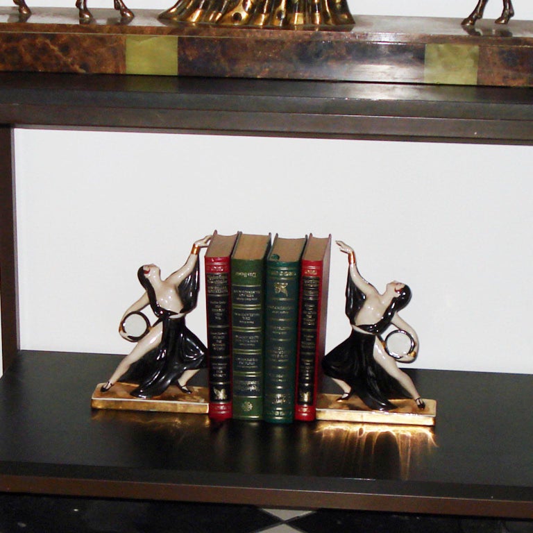 Ceramic Bookends by ROBJ For Sale at 1stdibs