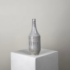 Bouteille en céramique par Les Argonautes, Vallauris, vers 1960