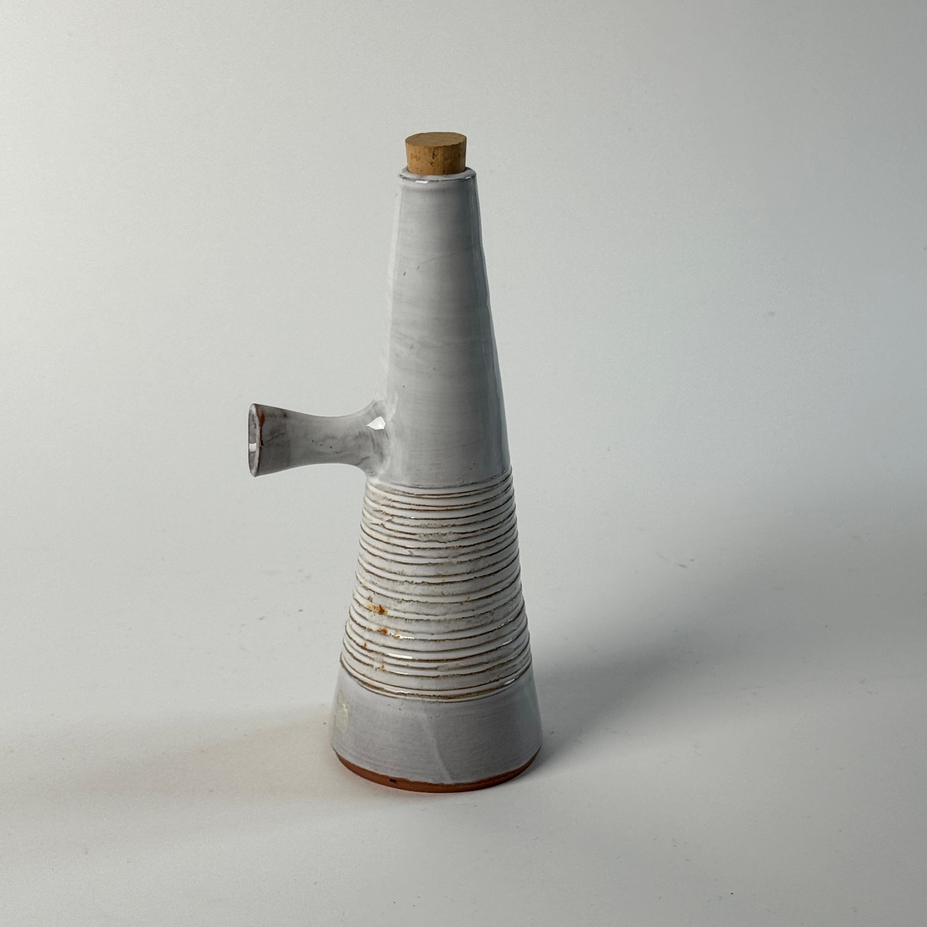 Mid-Century Modern Ceramic bottle by Les Argonautes, Vallauris, circa 1960 For Sale
