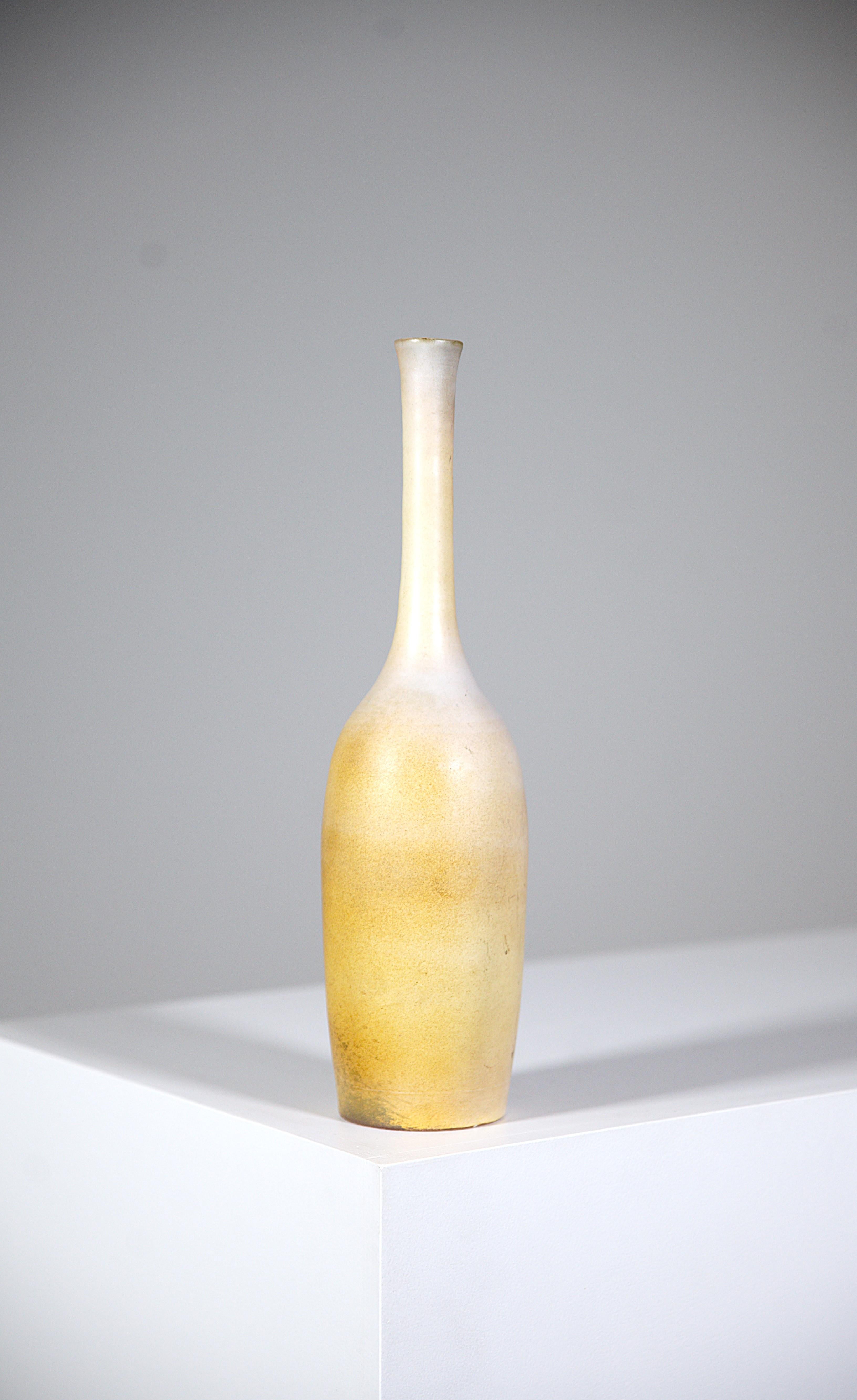 Late 20th Century Ceramic Bottle by Suzanne Ramié for 