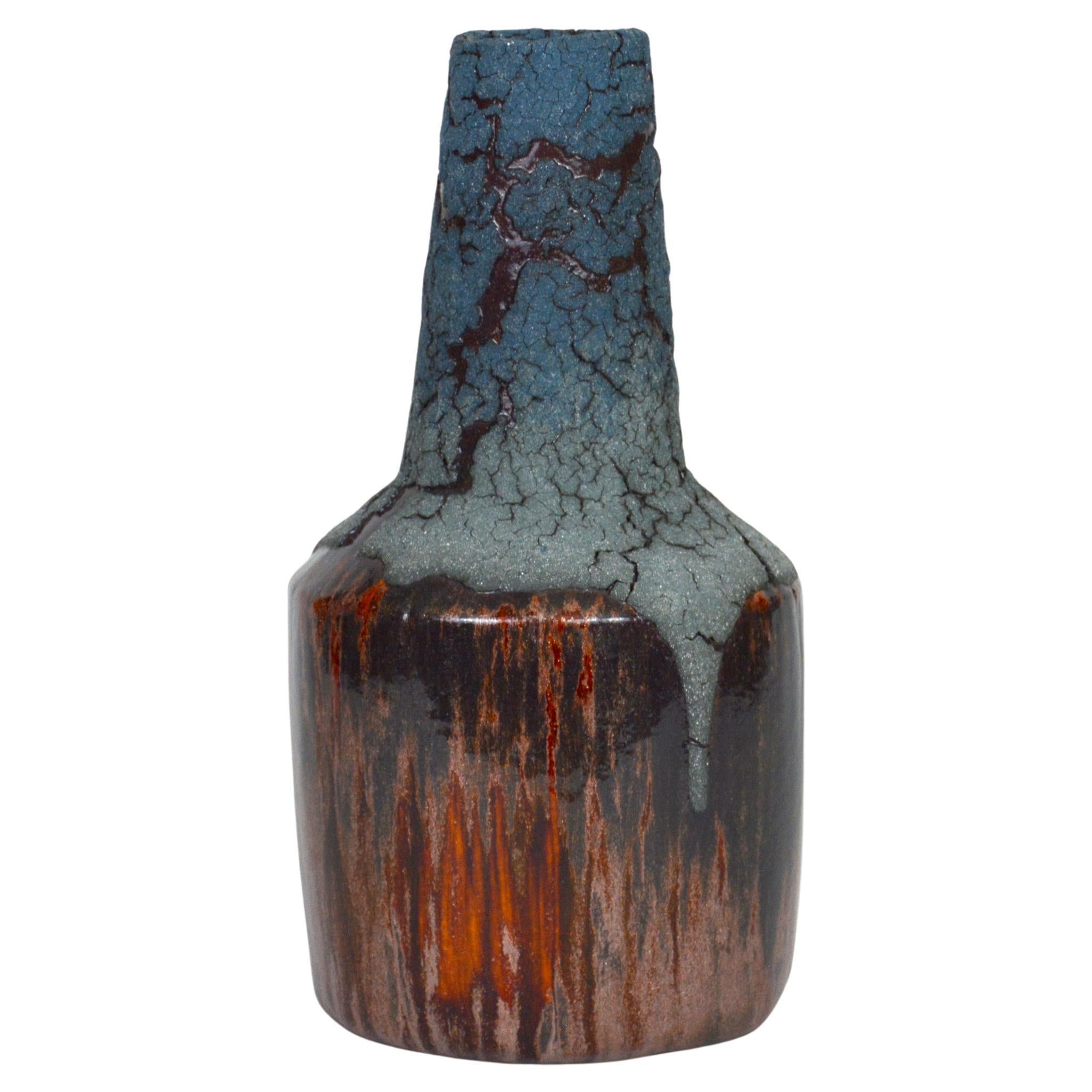 Ceramic Bottle - Decorative Vase by William Edwards  Mid-Century Modern