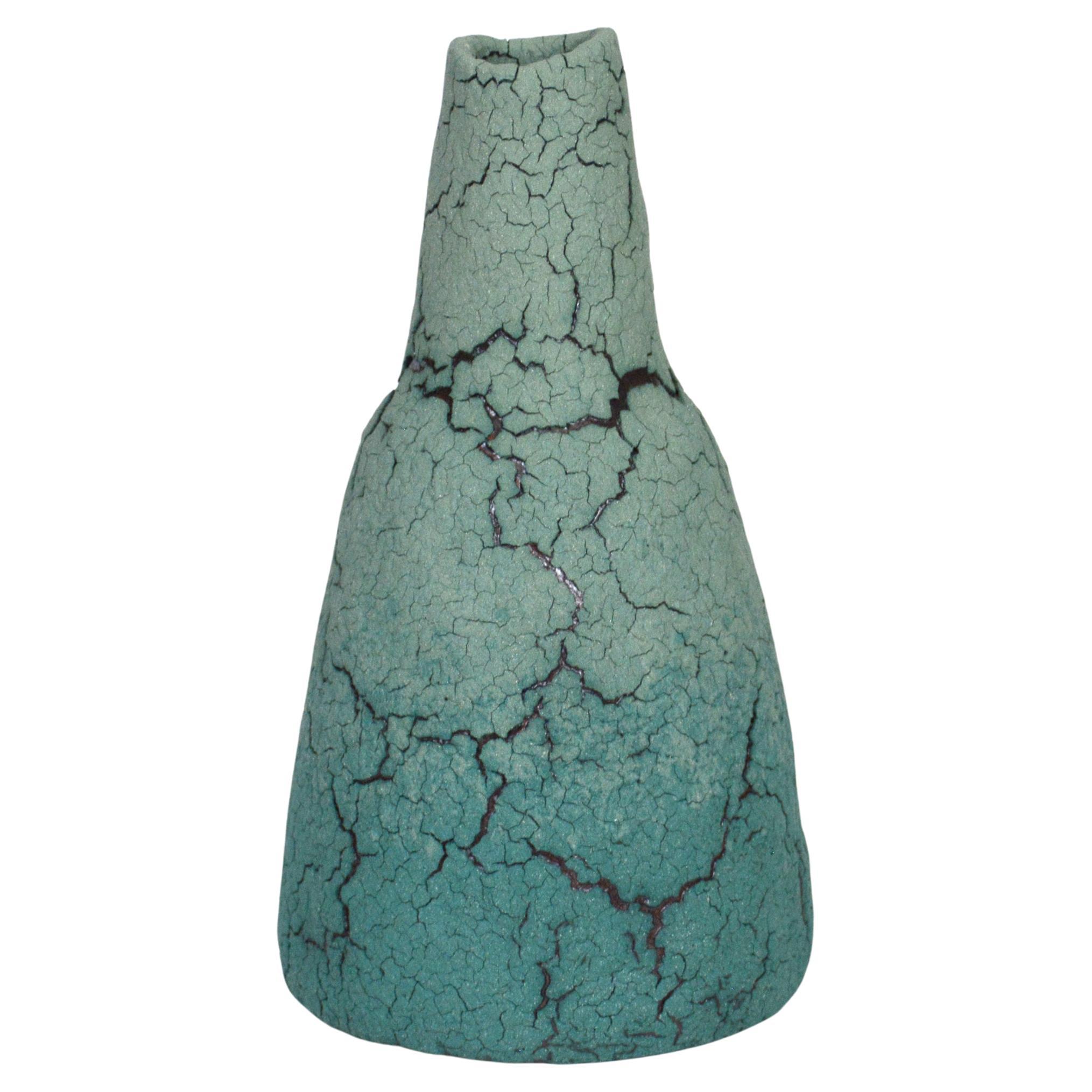 Ceramic Bottle - Decorative Vase by William Edwards  Mid-Century Modern For Sale