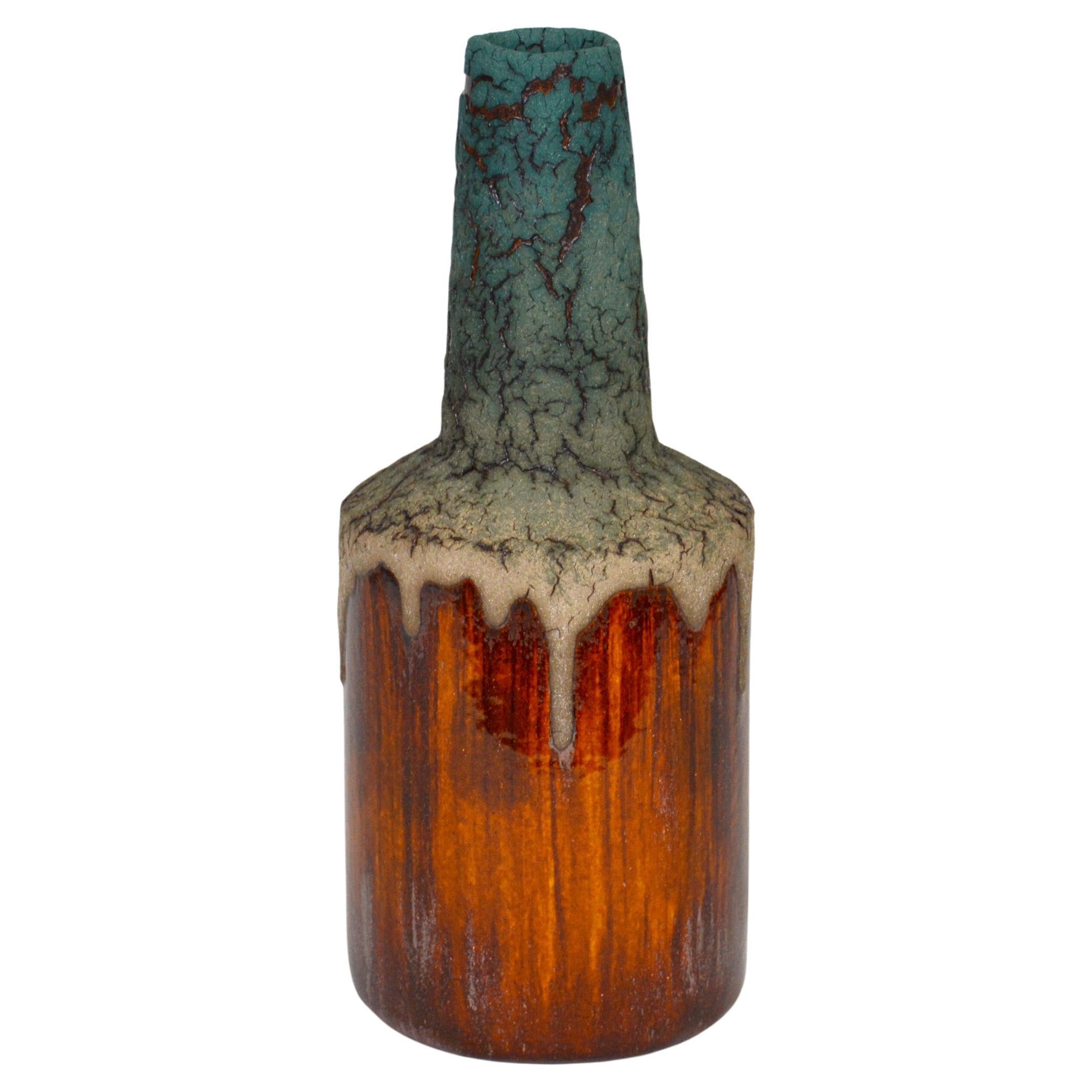 Ceramic Bottle - Decorative Vase by William Edwards  Mid-Century Modern