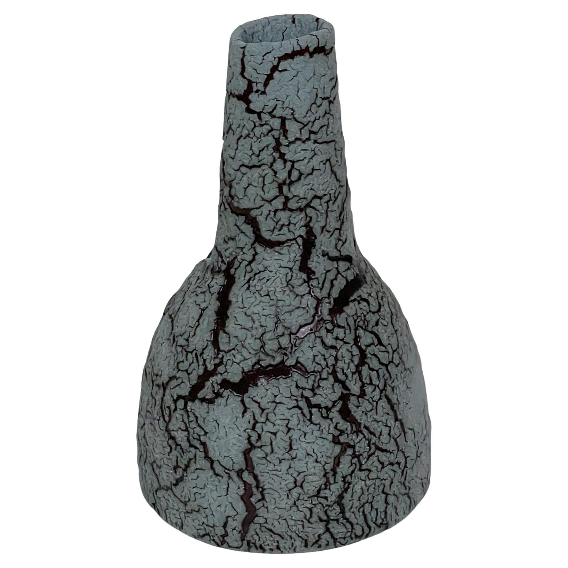 Ceramic Bottle, Decorative Vase by William Edwards   Mid-Century Modern For Sale