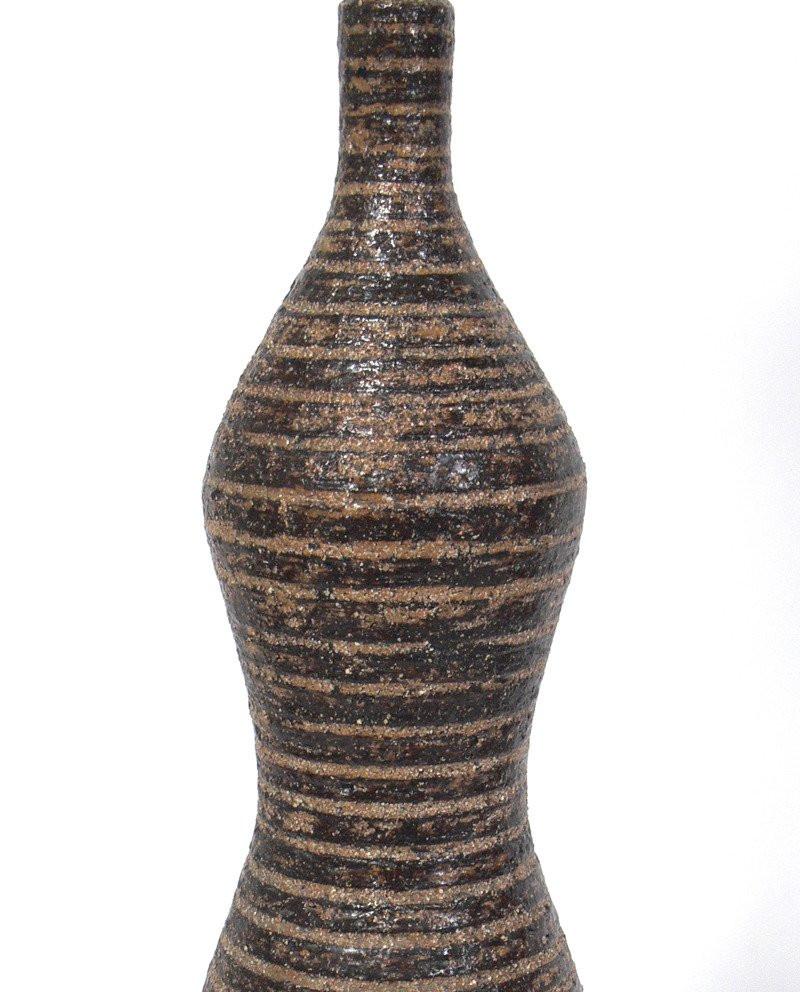 American Ceramic Bottle Form Lamp Attributed to Lee Rosen for Design Technics