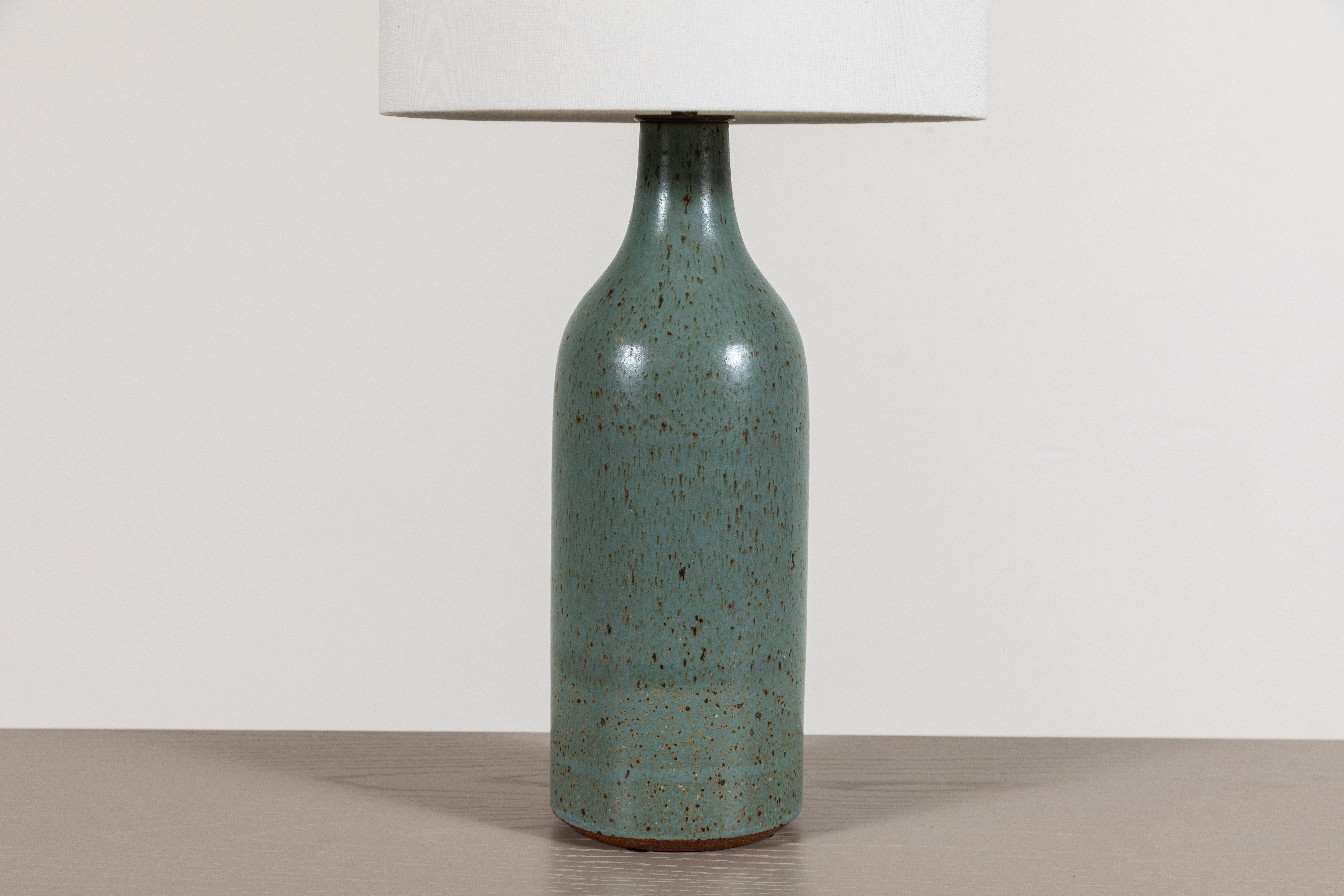 Mid-Century Modern Ceramic Bottle Lamp by Victoria Morris