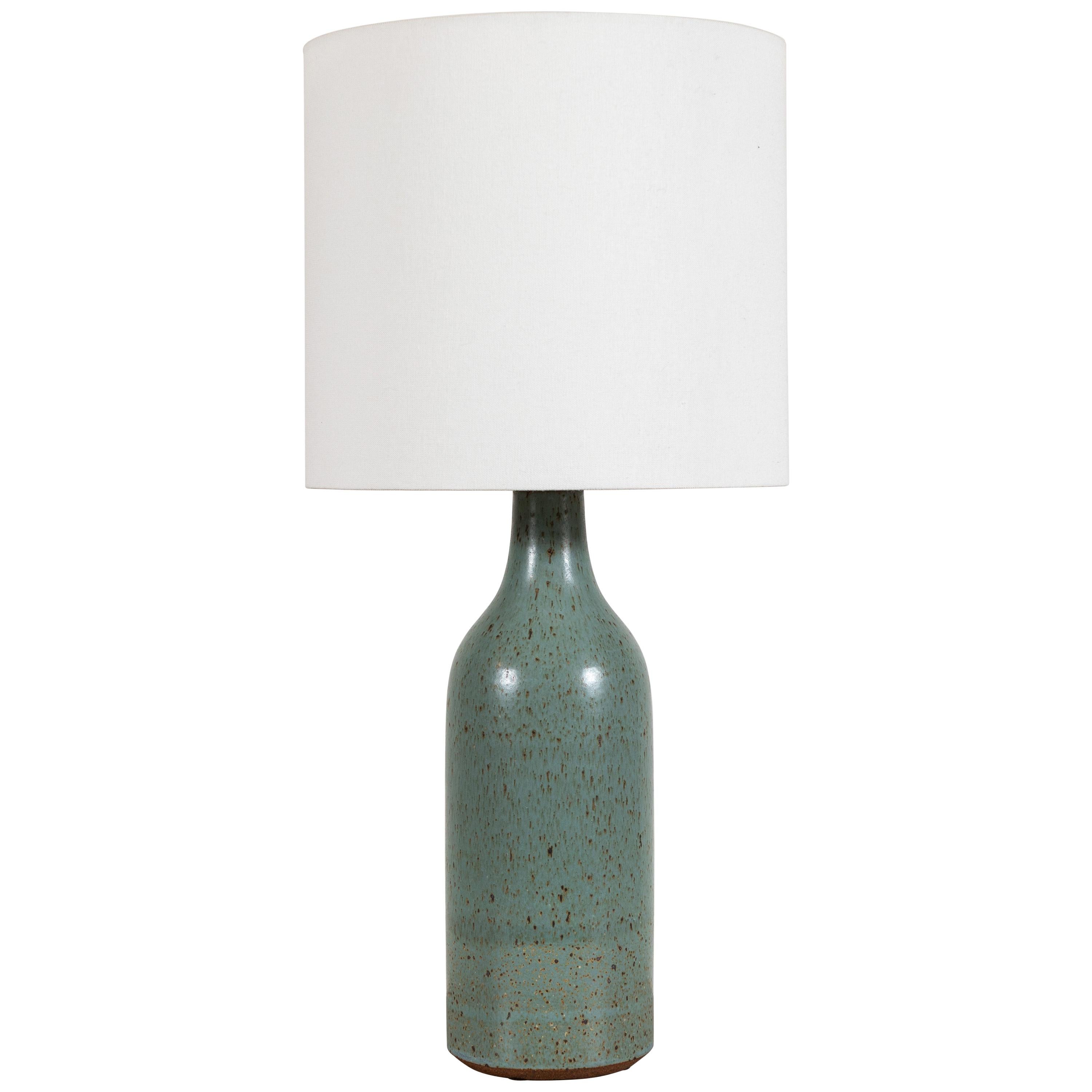 Ceramic Bottle Lamp by Victoria Morris