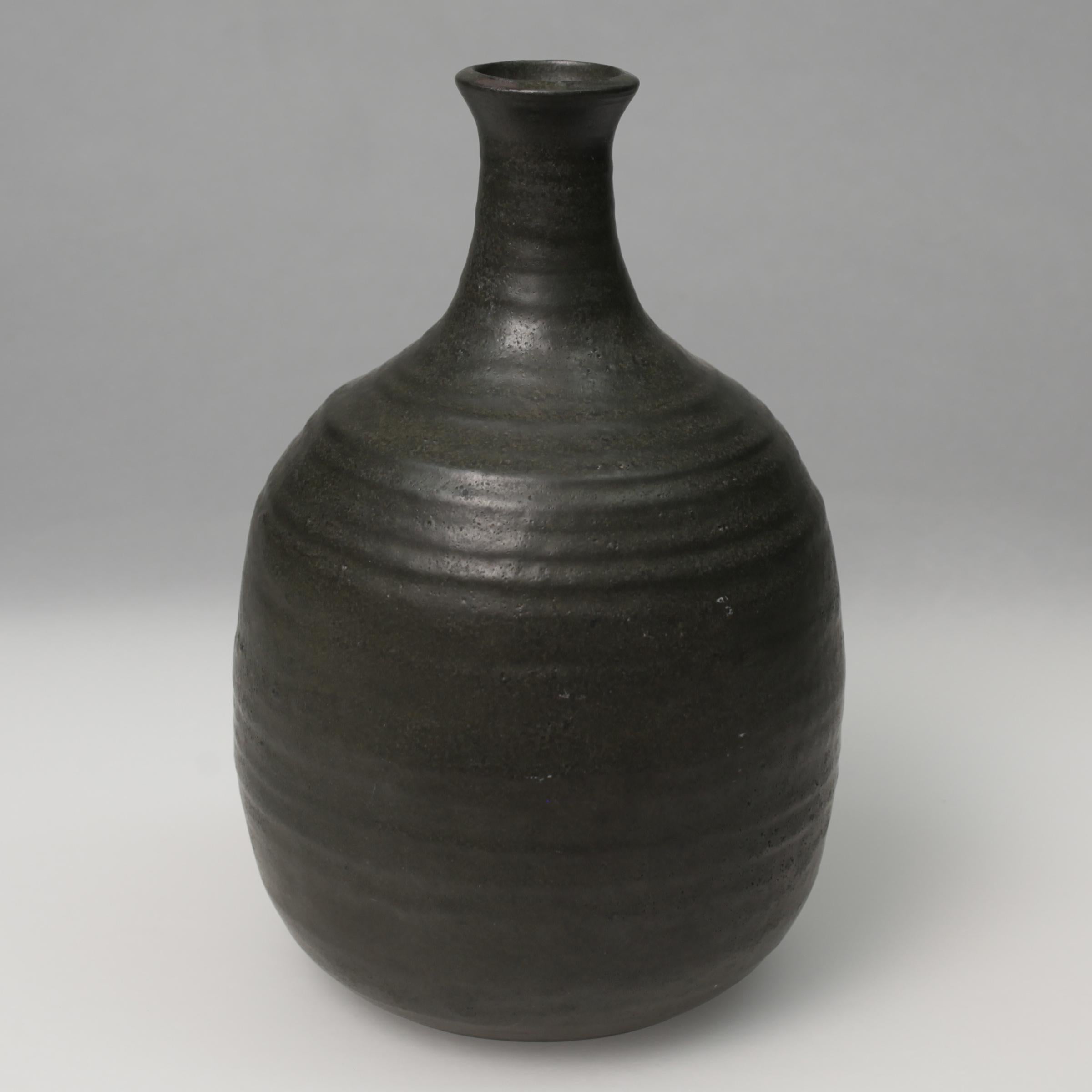 Dutch Ceramic Bottle Vase from Guy Van Hardenbroek For Sale