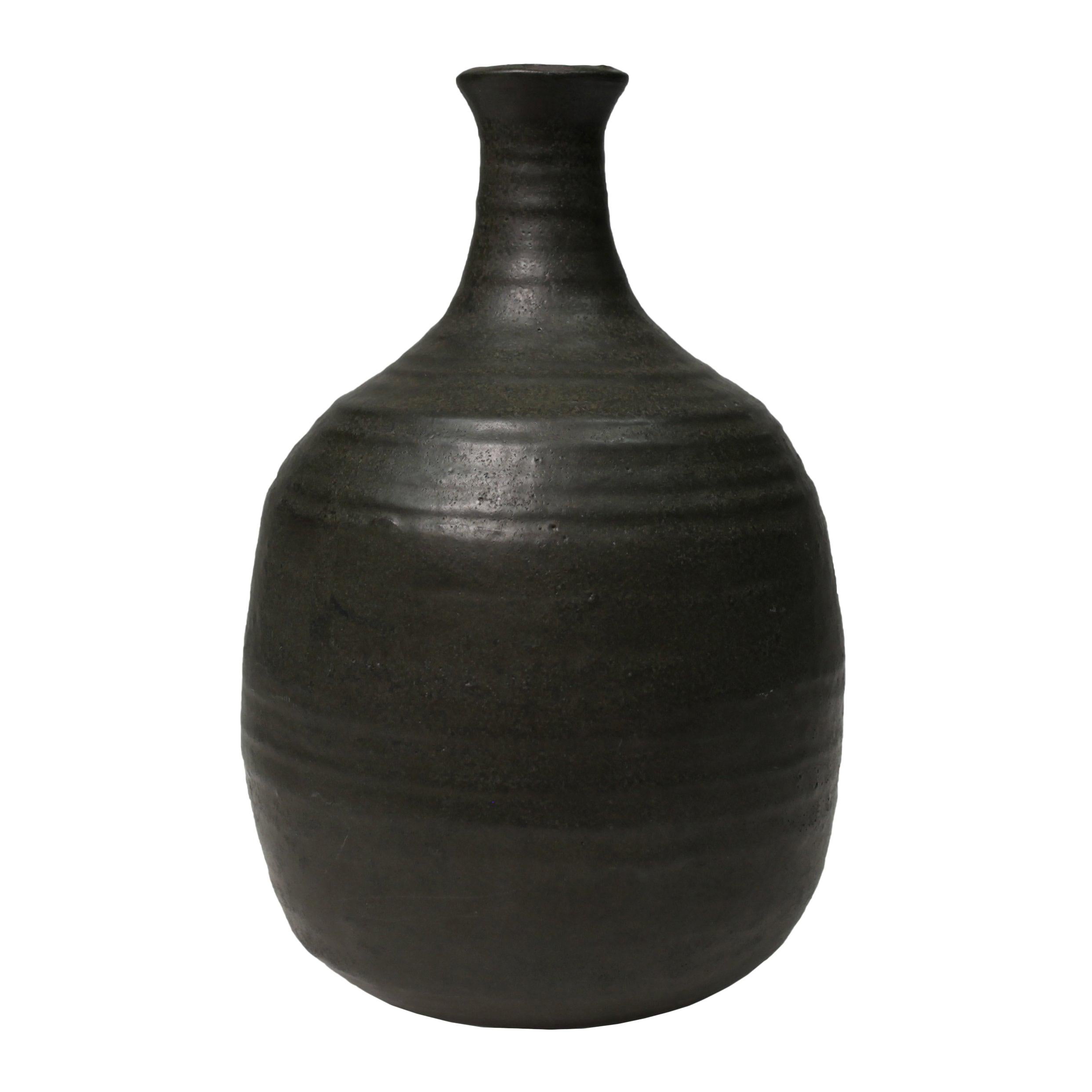 Ceramic Bottle Vase from Guy Van Hardenbroek For Sale