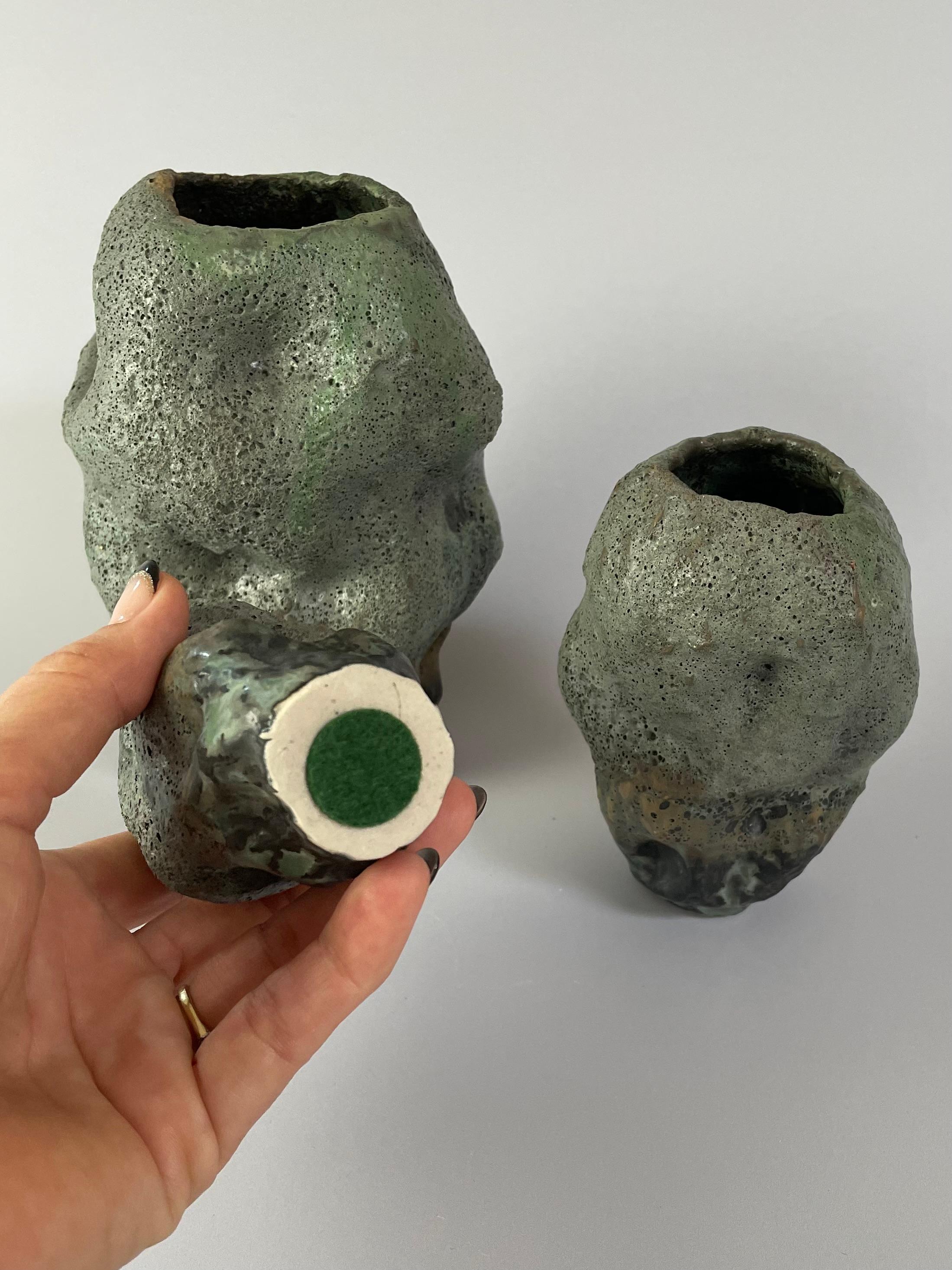 Ceramic Boulder Vases, Vessels, Sculptures For Sale 1