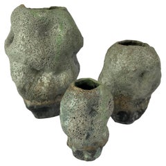 Ceramic Boulder Vases, Vessels, Sculptures