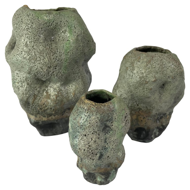 Ceramic Boulder Vases, Vessels, Sculptures For Sale at 1stDibs