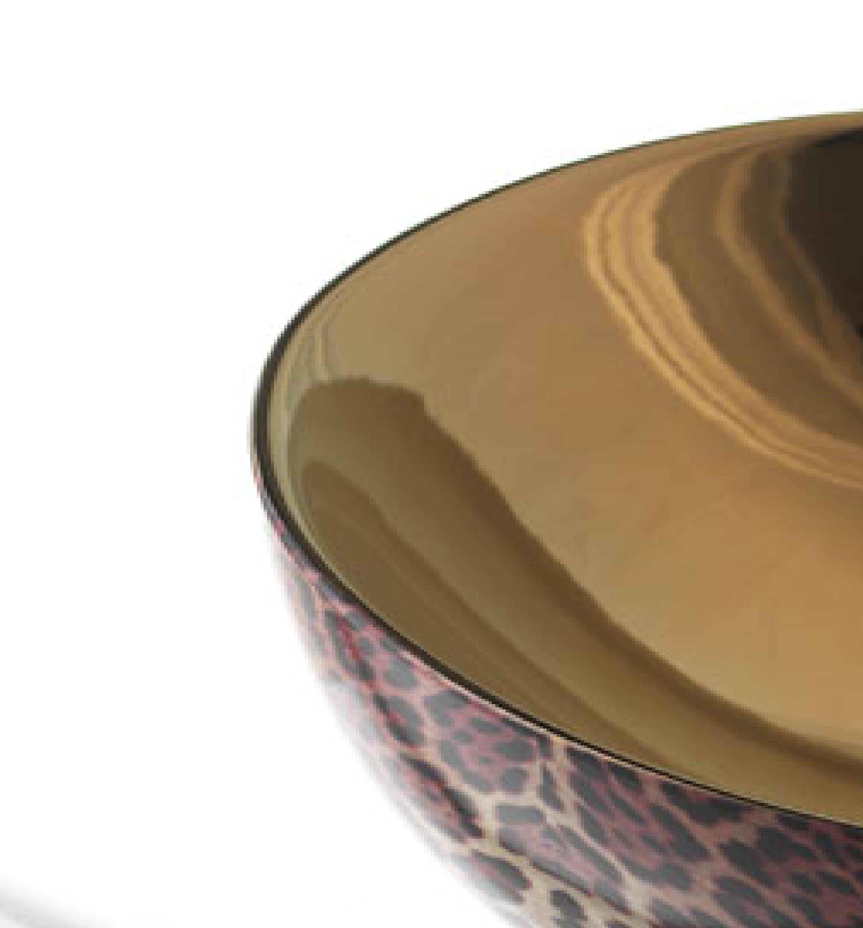 leopard print bowls