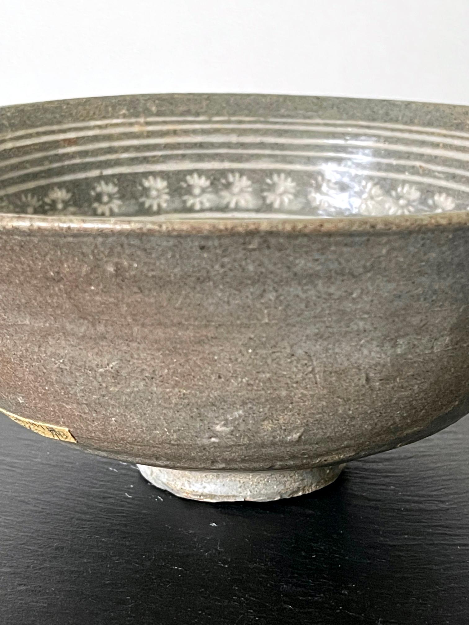 Keramikschale Buncheong Ware Joseon-Dynastie im Angebot 5