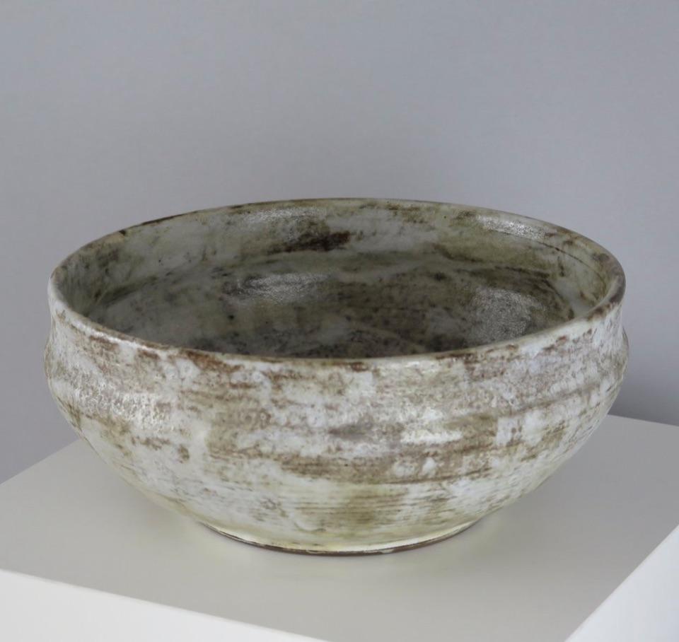 Mid-20th Century Ceramic Bowl by Alexandre Kostanda For Sale