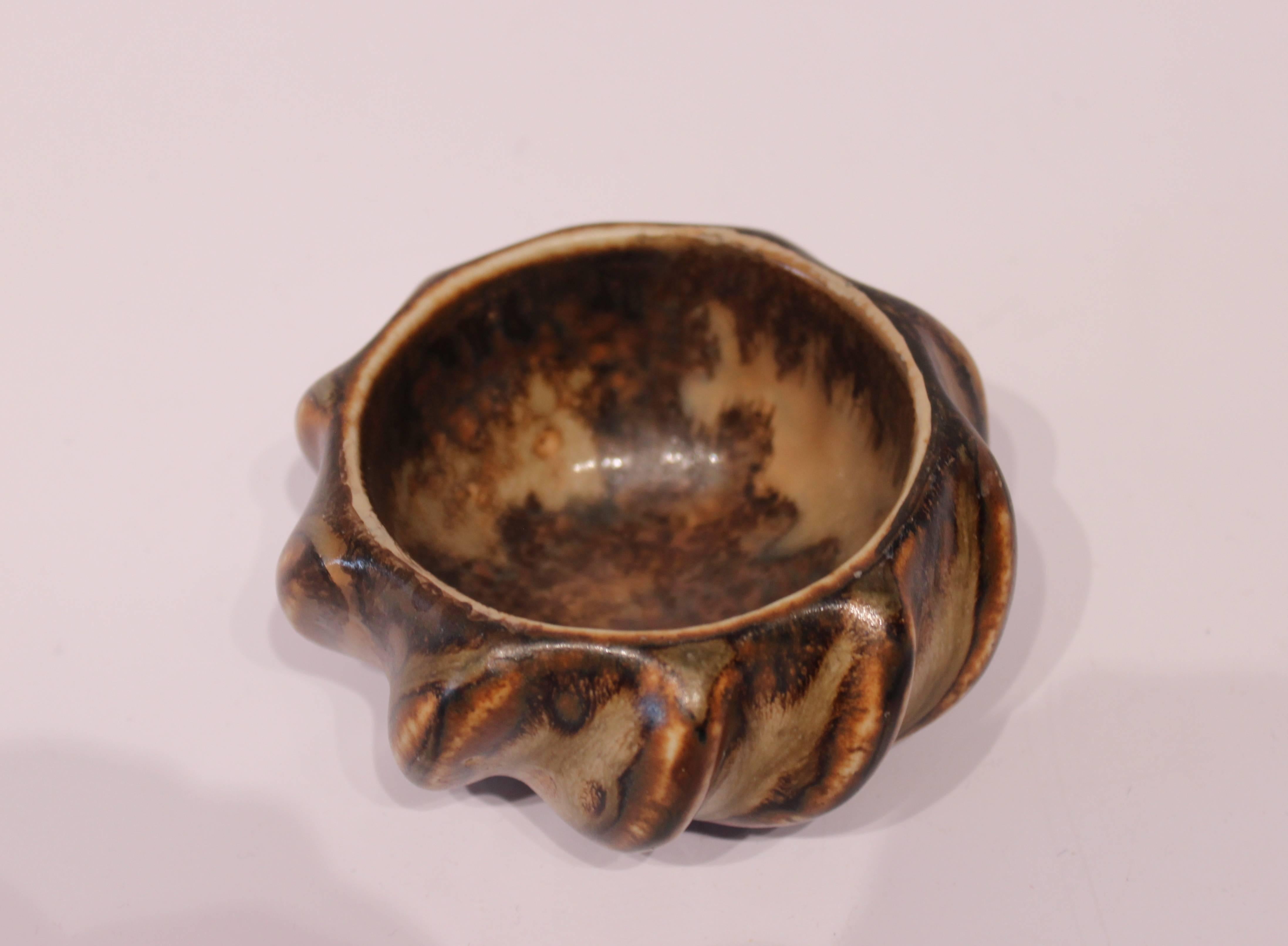 Danish Ceramic Bowl by Axel Salto for Royal Copenhagen, No. 20681