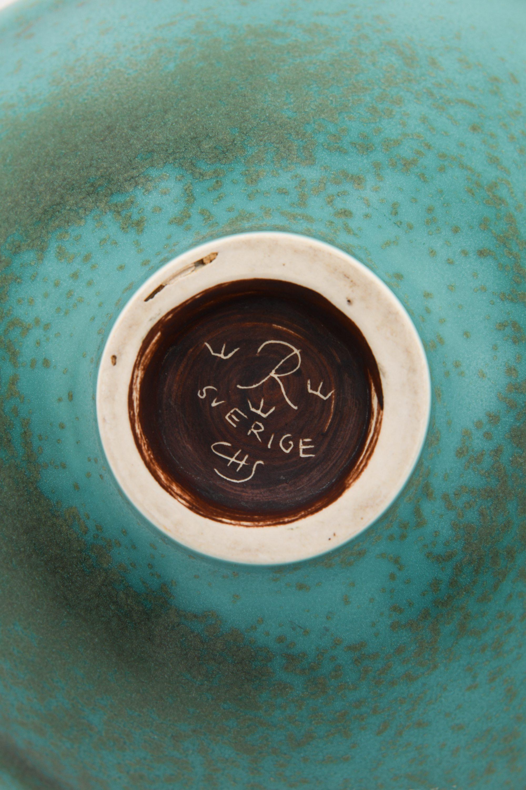 Mid-Century moderno Ciotola in ceramica di Carl-Harry Stålhane, anni '60 in vendita
