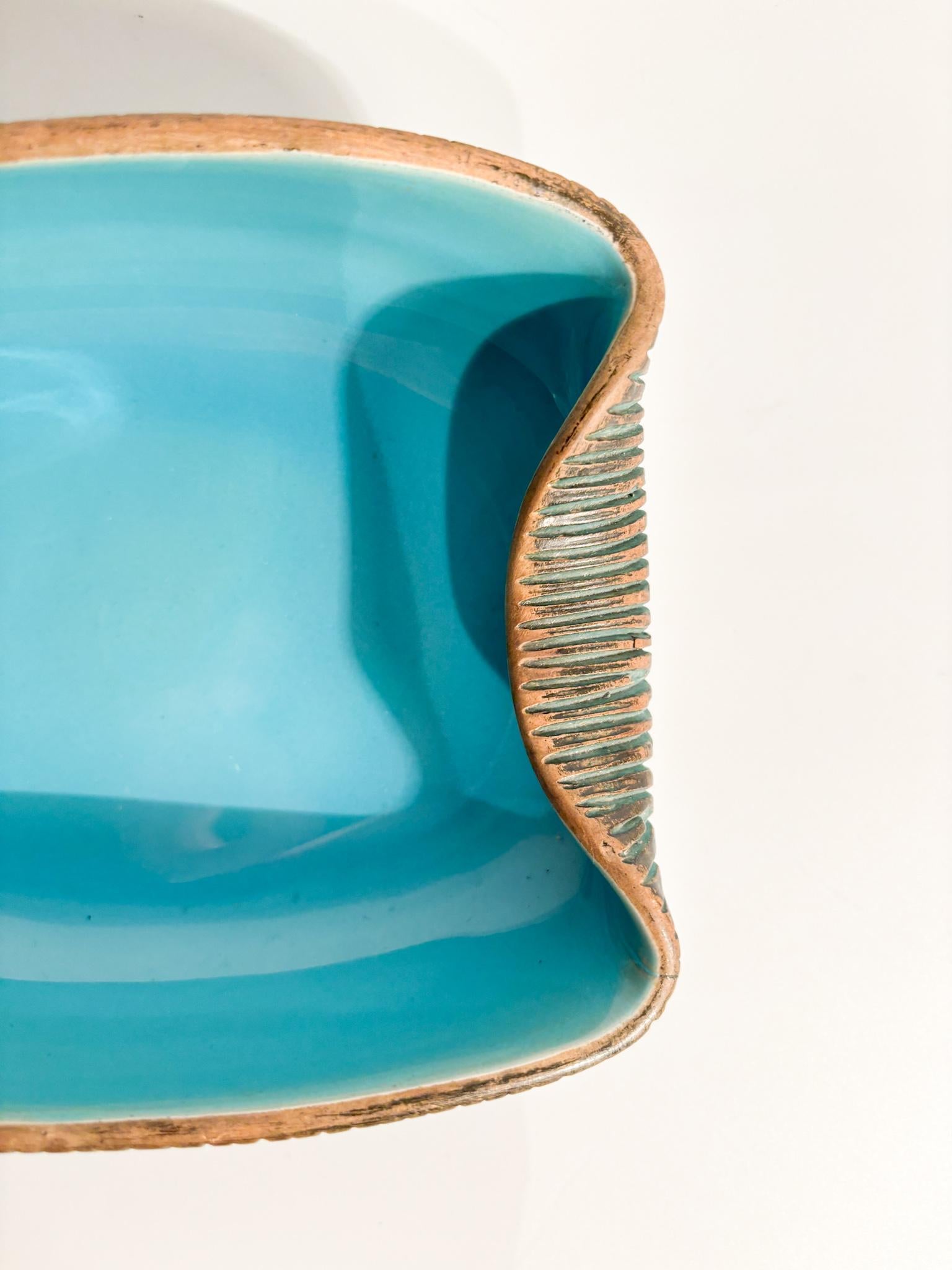 Keramikschale von Ceramiche Batignani aus den 1950er Jahren (Mitte des 20. Jahrhunderts) im Angebot