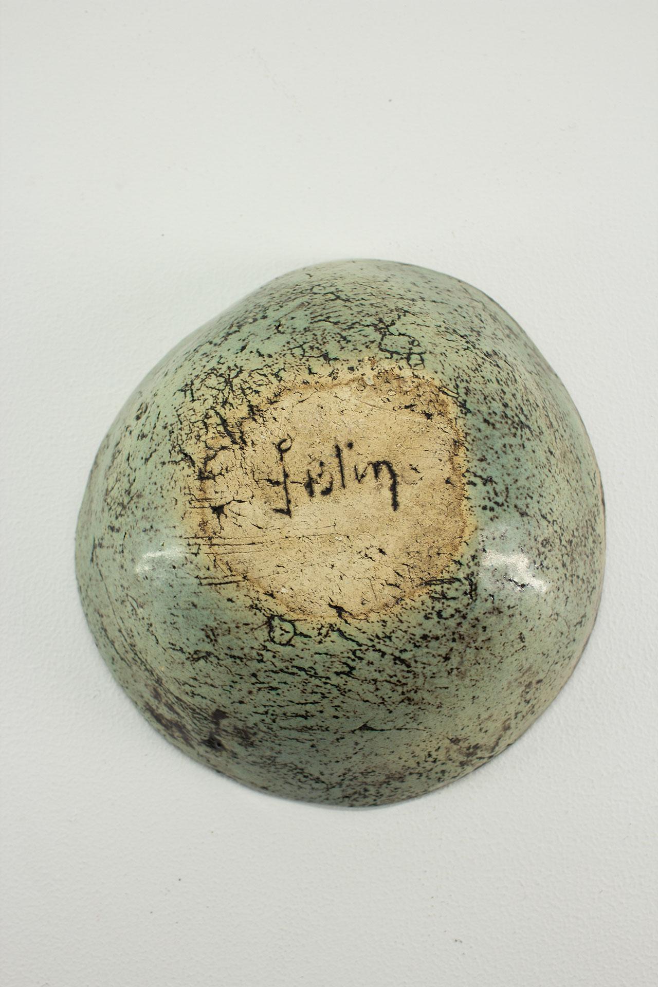 Cuenco de cerámica del artista francés Jacques Blin siglo XX