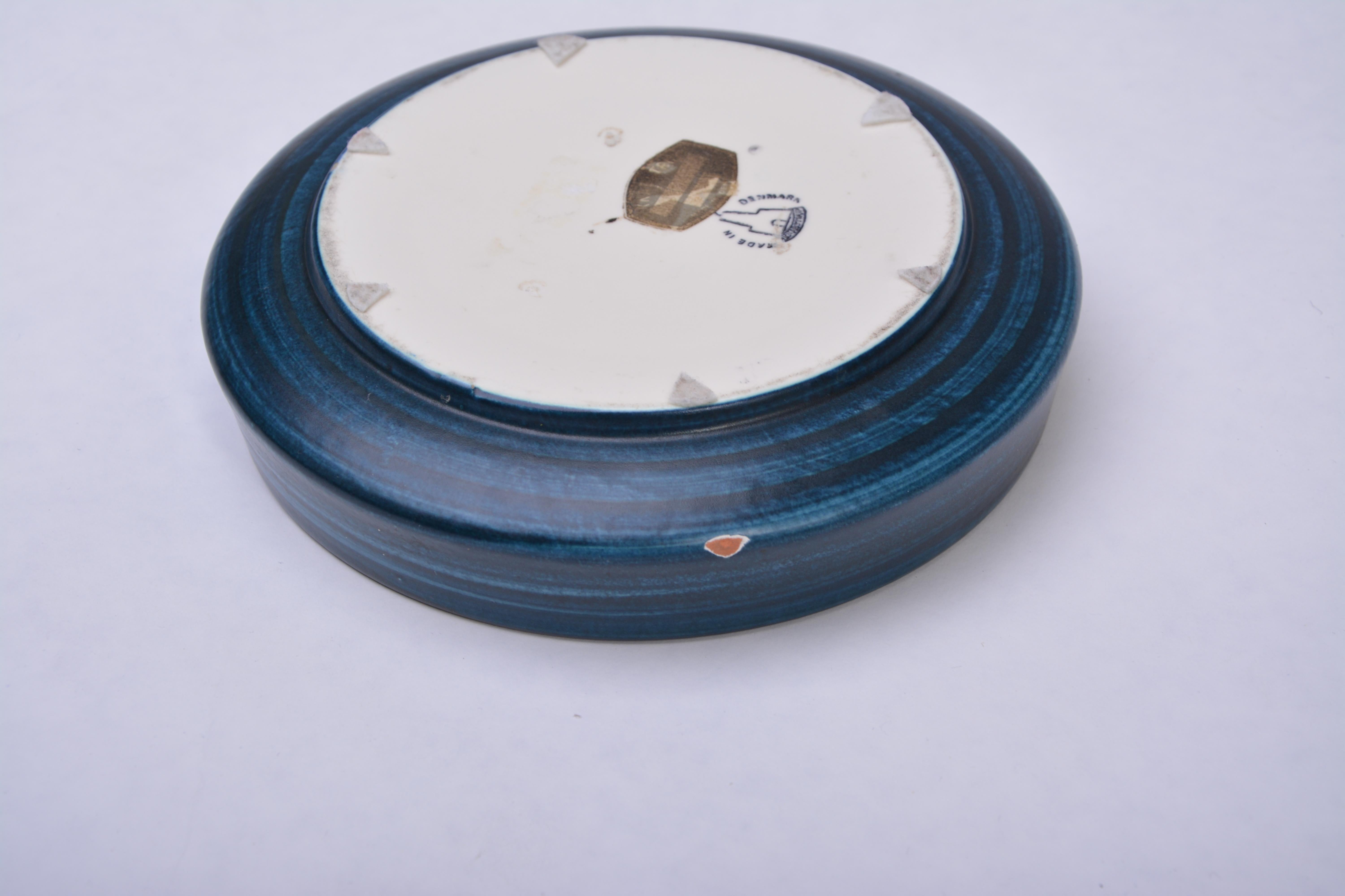 Ceramic Bowl by Günter and Waltraud Praschak for Knabstrup, 1960s In Good Condition For Sale In Berlin, DE
