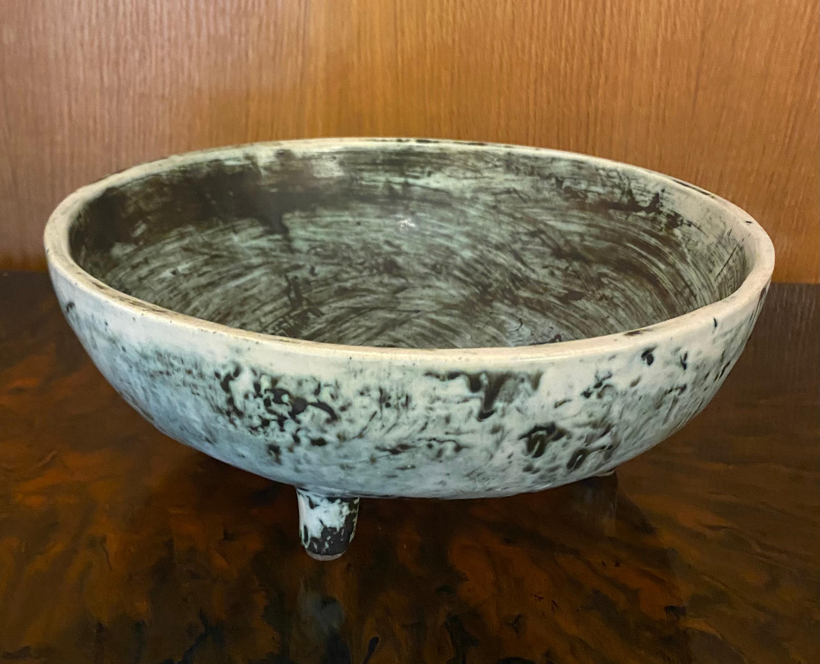 Ceramic Bowl by Jacques Blin, France, 1960s In Good Condition For Sale In Paris, FR