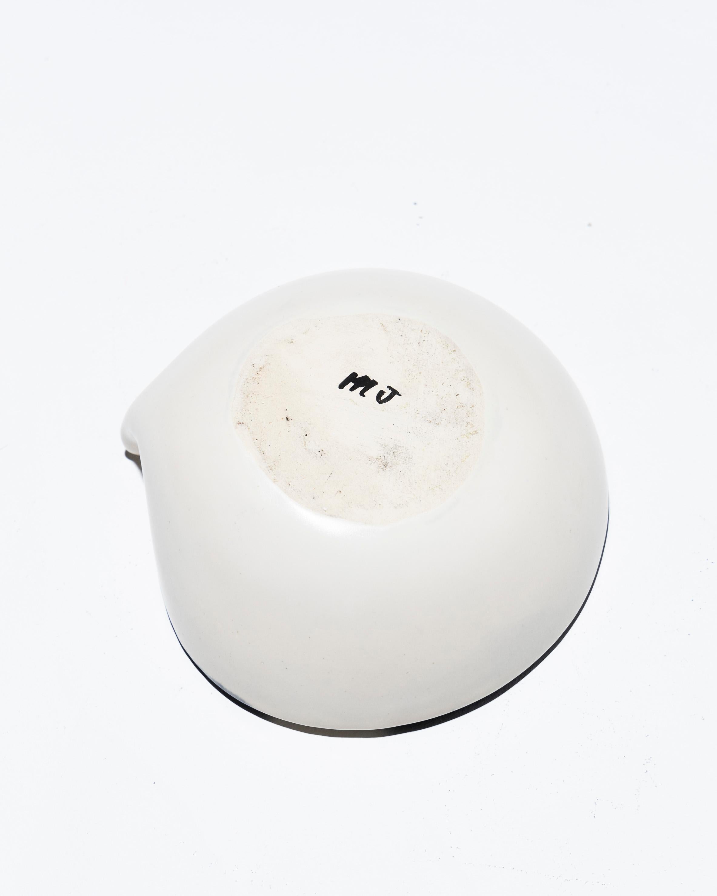 Ceramic bowl by Mado Jolain, 1950s 4