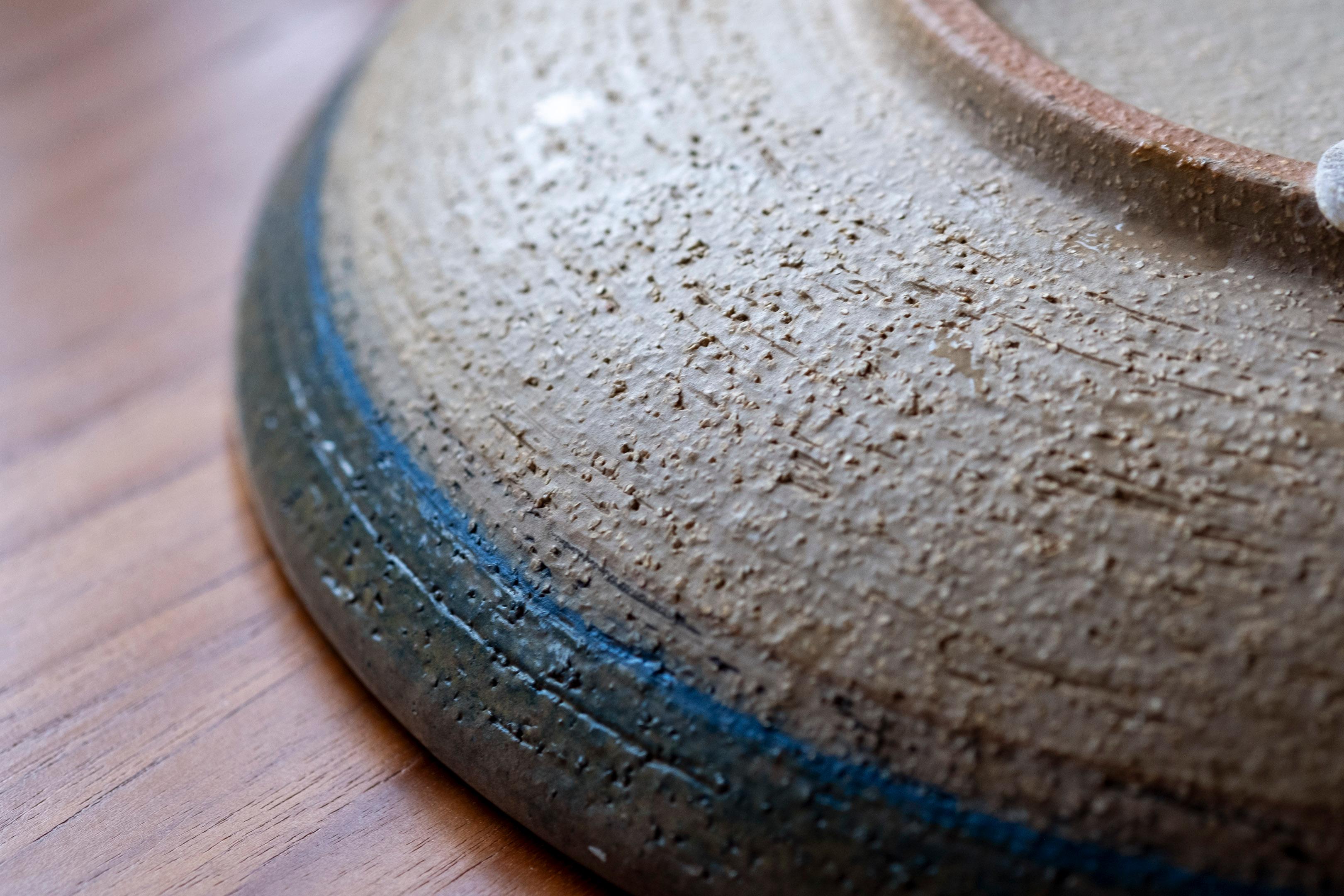 Turned Ceramic Bowl by Noomi Backhausen for Søholm Stoneware, 1970s For Sale
