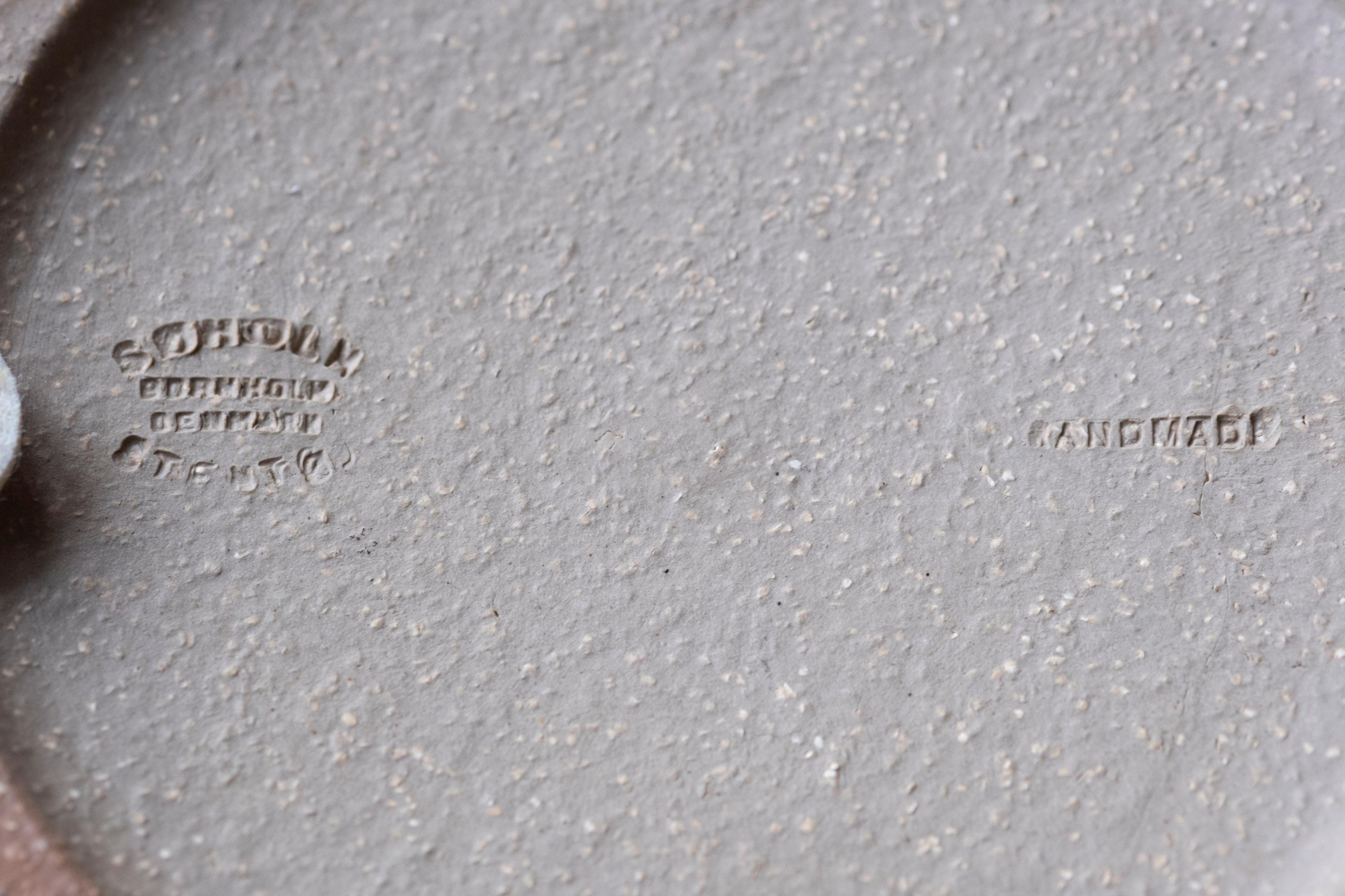 Cuenco de cerámica de Noomi Backhausen para Søholm Stoneware, años 70 en Bueno estado para la venta en Balen, BE