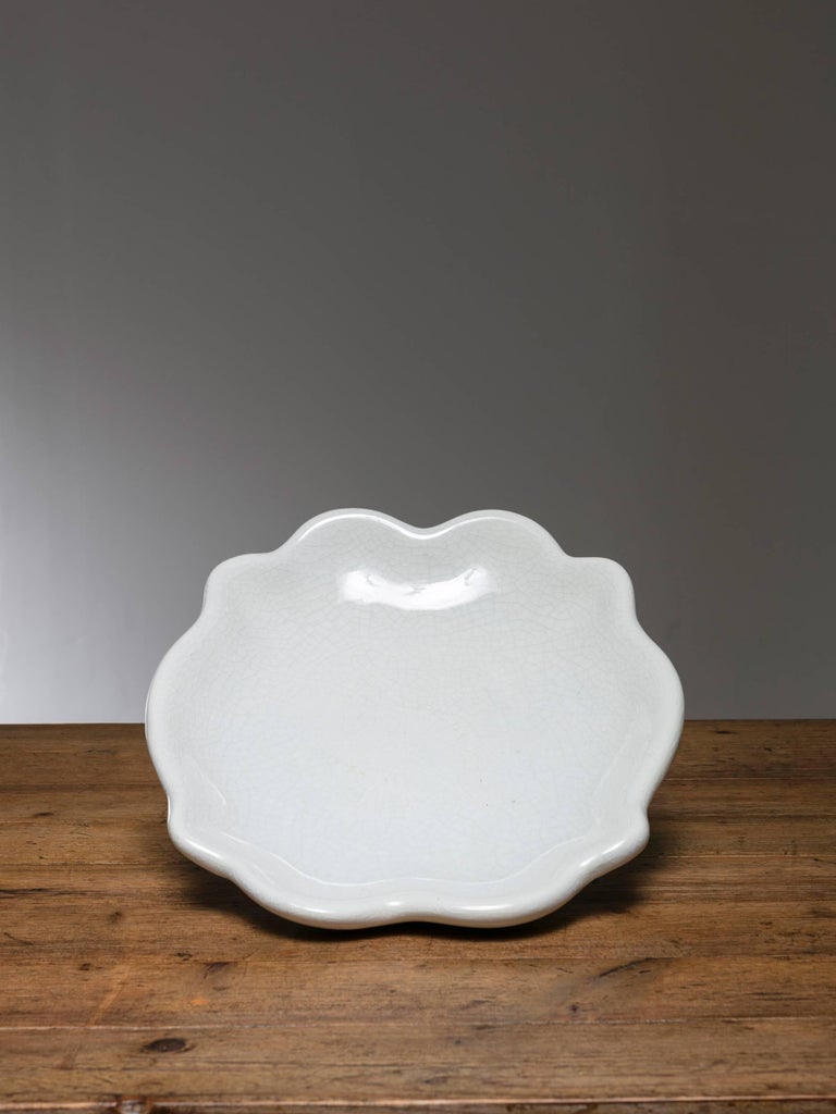 Large enameled ceramic bowl manufactured by San Cristoforo, Richard GInori.
  