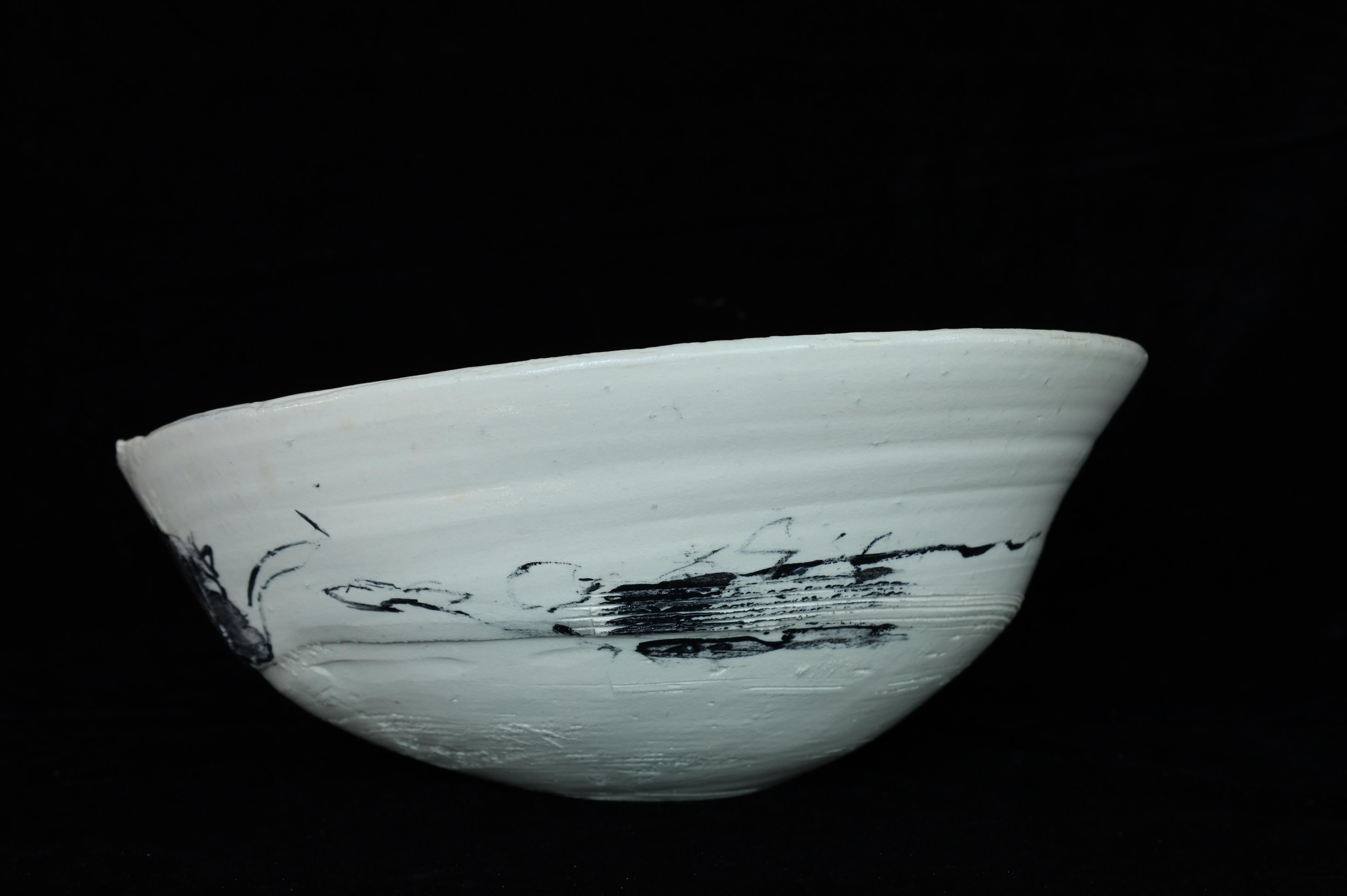 Ceramic Bowl by Shigemori Yoko, Japanese Pottery exhibited in V&A Museum For Sale 8