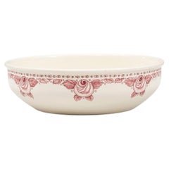 Antique Dutch Ceramic Bowl, Glazed Finish, 1900s Craftsmanship