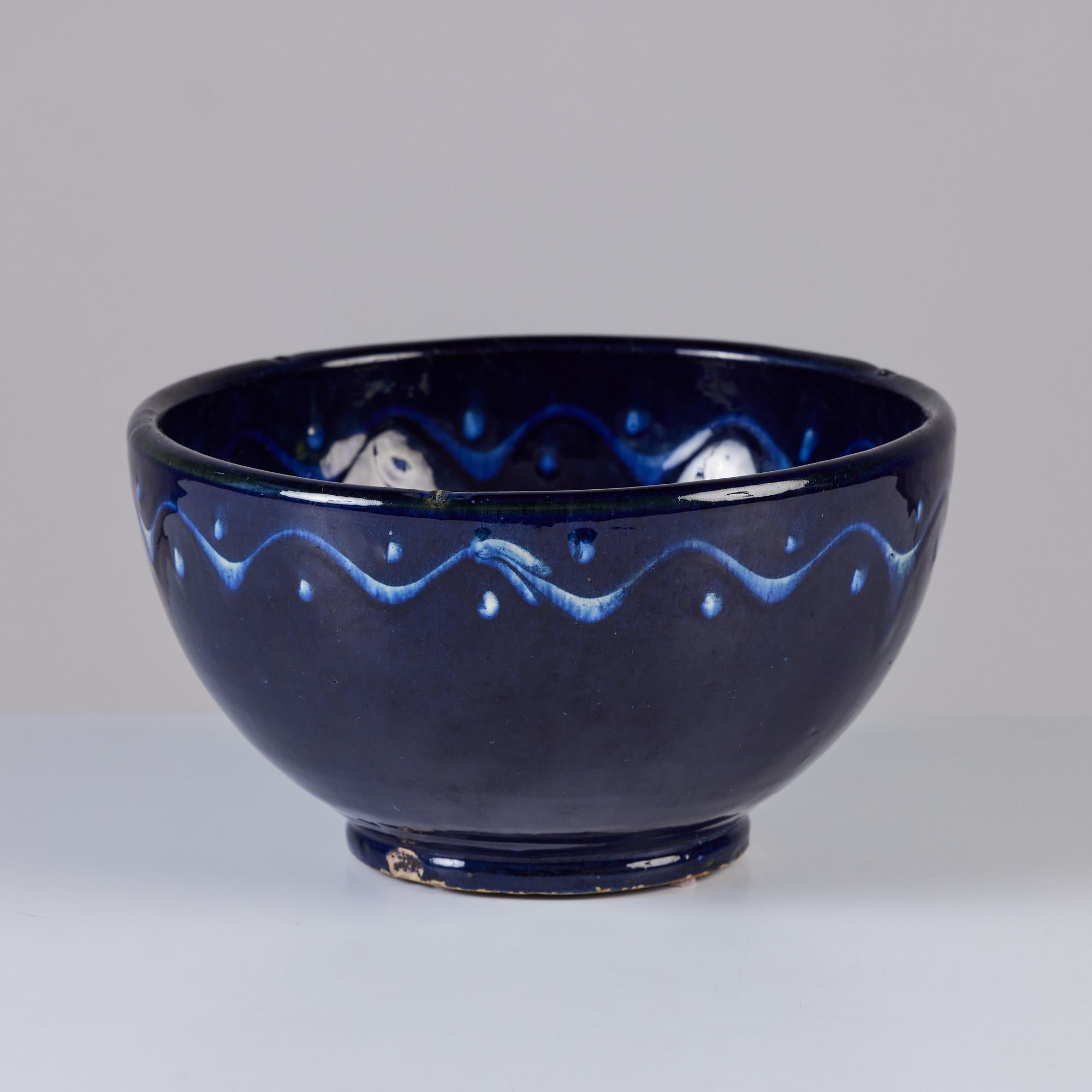 Mid-Century Modern Ceramic Bowl from the Studio of Herman August Kähler For Sale