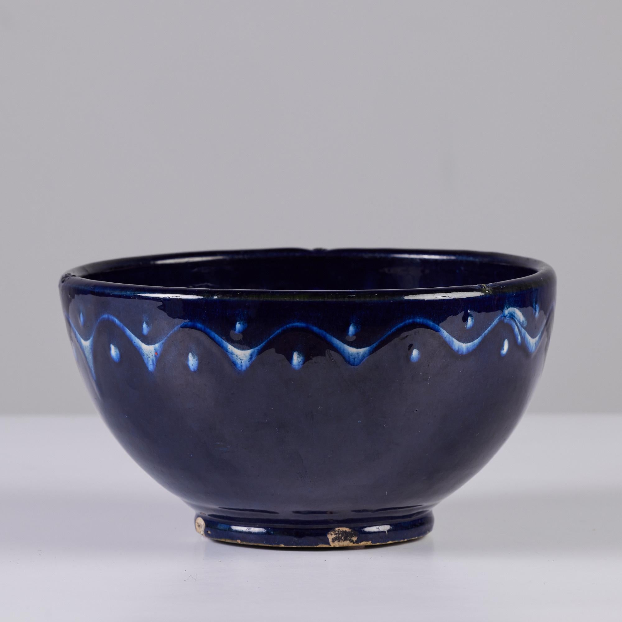 Danish Ceramic Bowl from the Studio of Herman August Kähler For Sale