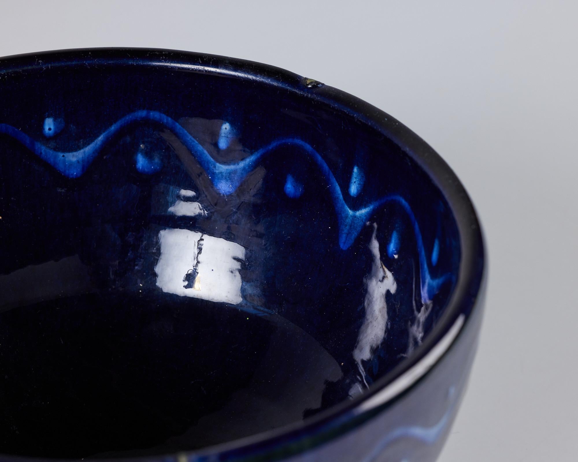 Ceramic Bowl from the Studio of Herman August Kähler For Sale 1