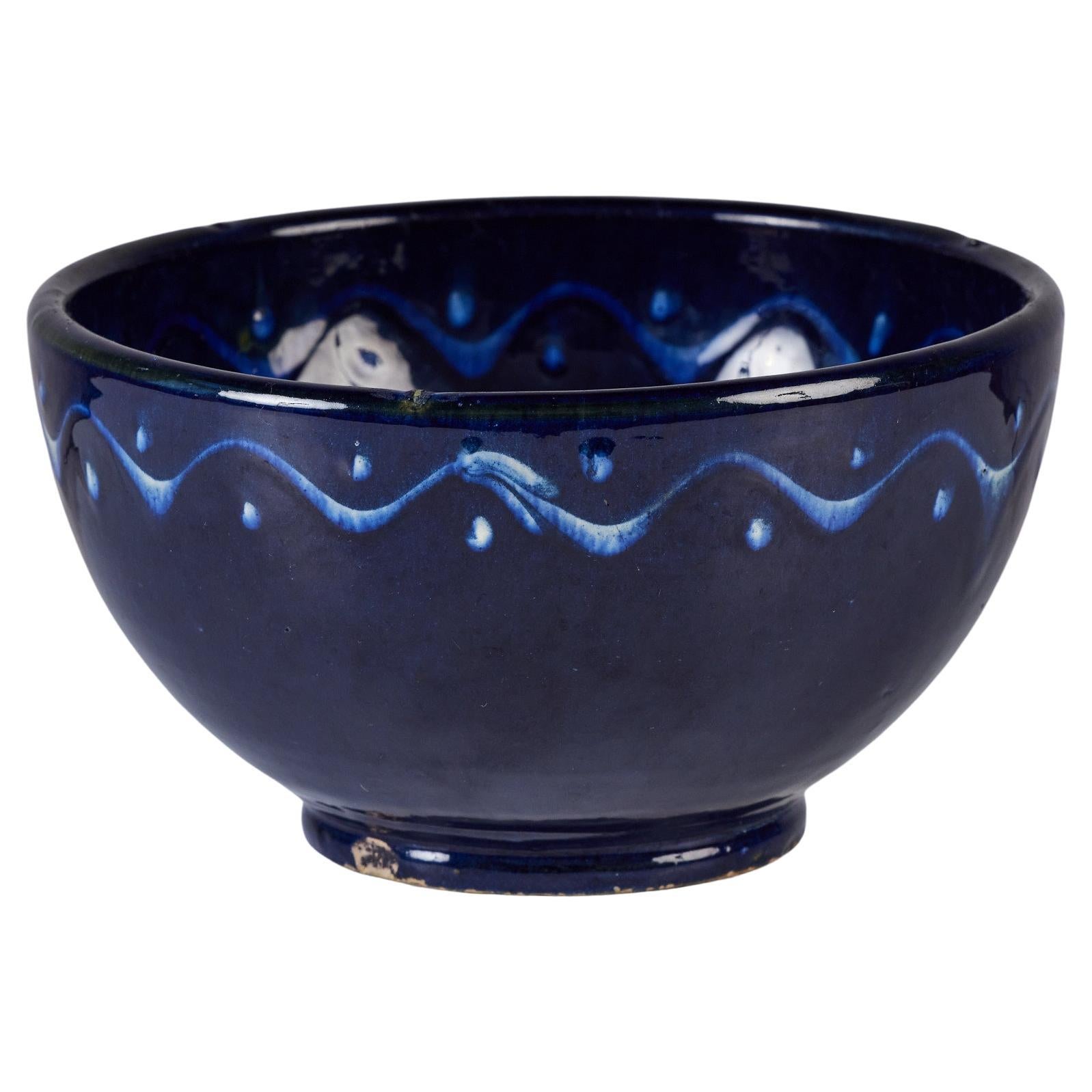 Ceramic Bowl from the Studio of Herman August Kähler For Sale