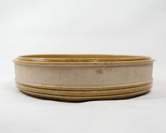 Ceramic Bowl In Dark Brown Shades By Herman Kähler From 1960s