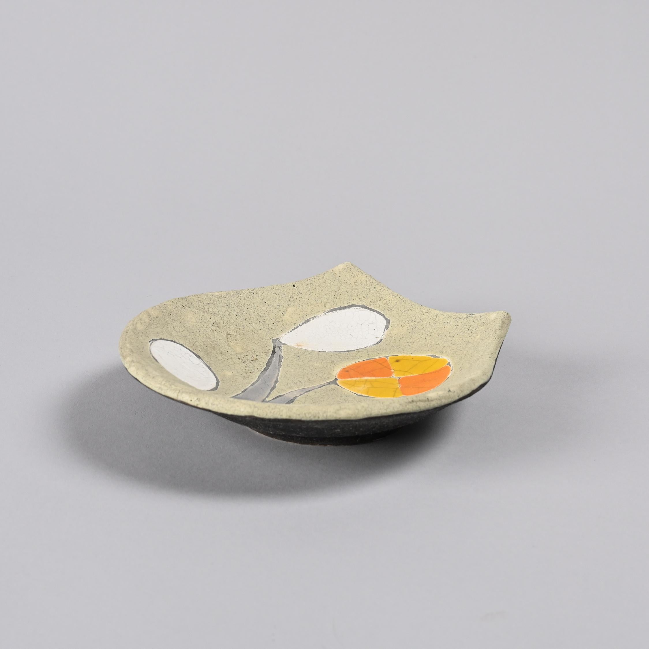 Keramische Schale, Les Archanges, Vallauris, um 1960 (Moderne der Mitte des Jahrhunderts) im Angebot