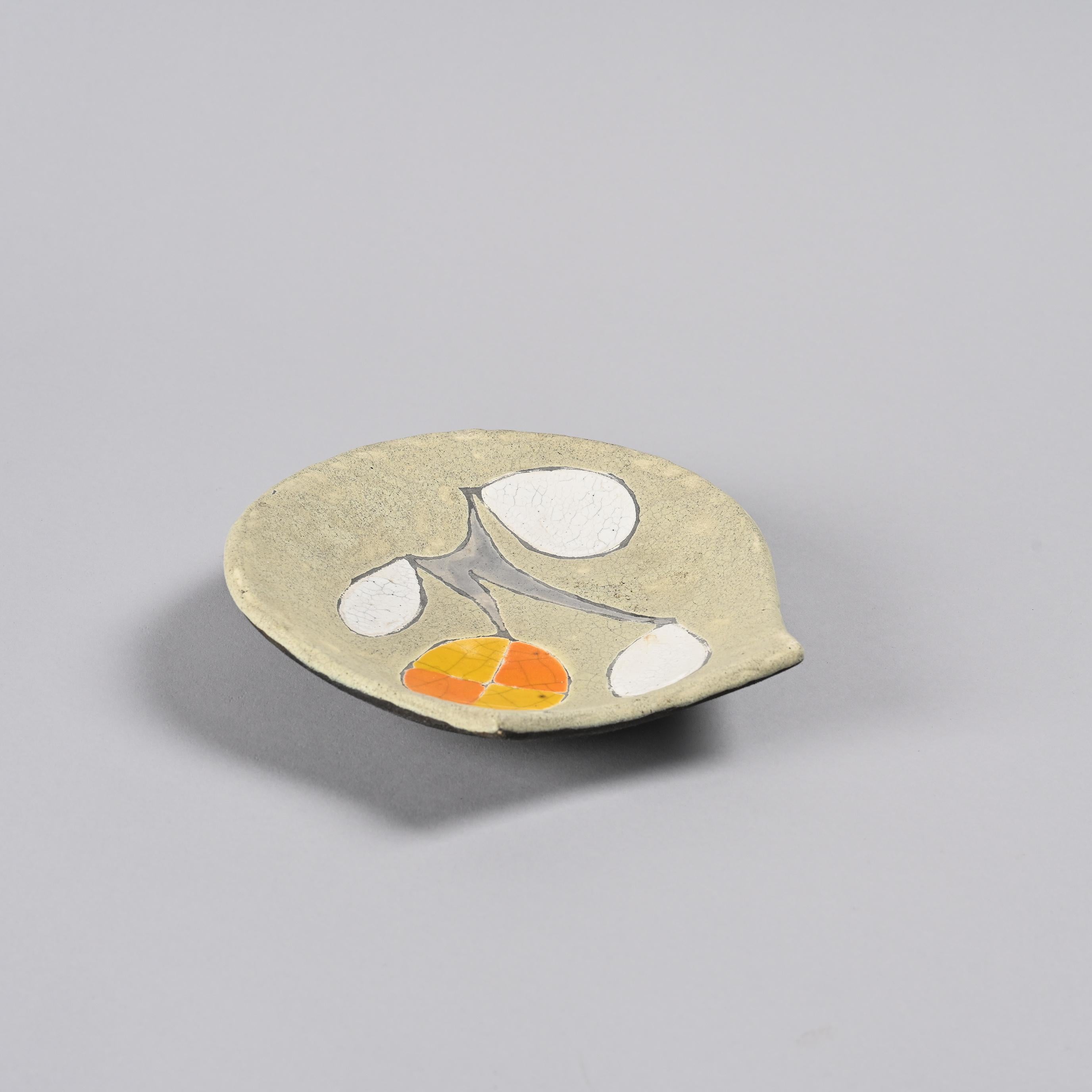 Keramische Schale, Les Archanges, Vallauris, um 1960 (Französisch) im Angebot