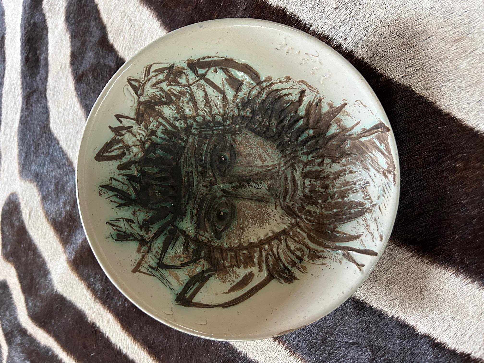 Modern Ceramic Bowl Madoura Picasso, limited edition 