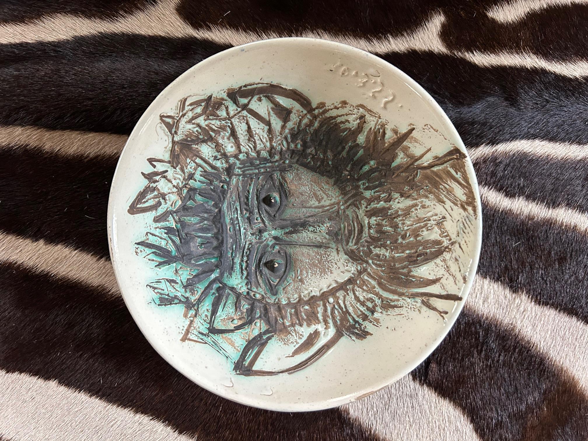 French Ceramic Bowl Madoura Picasso, limited edition 