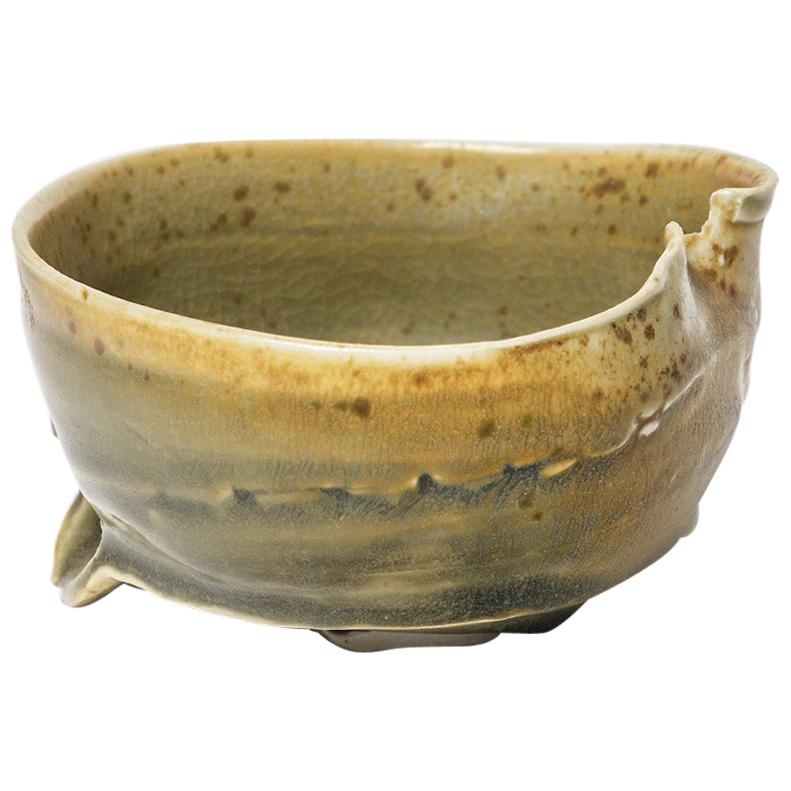 Ceramic Bowl or Cup by Claude Champy, circa 1980-1990