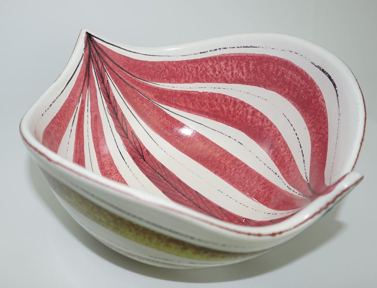 Ceramic Bowl, Scandinavian Mid-Century, by Stig Lindberg, C 1950, Sweden For Sale 3