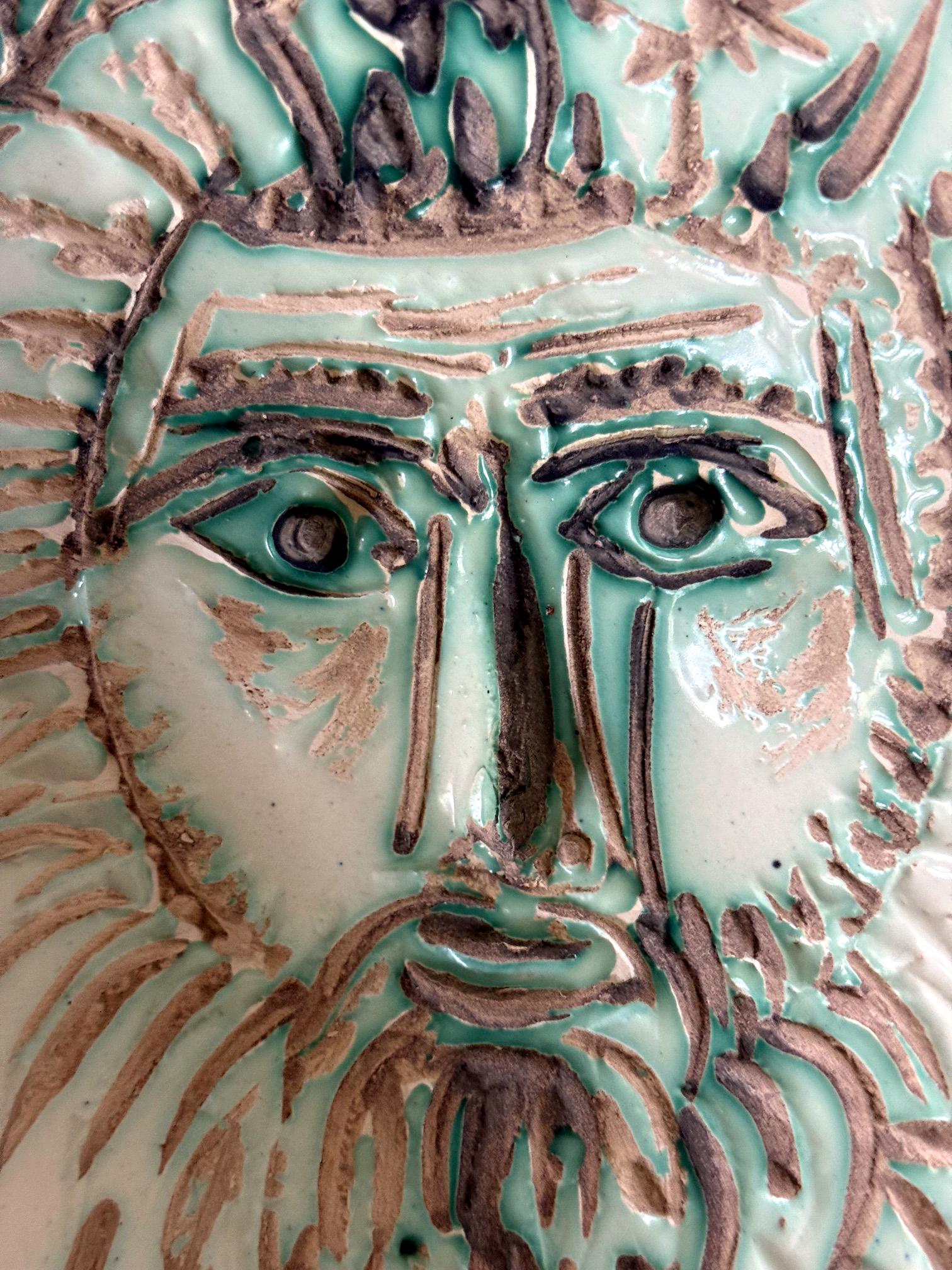 Ceramic Bowl Visage de Faune by Pablo Picasso en vente 2